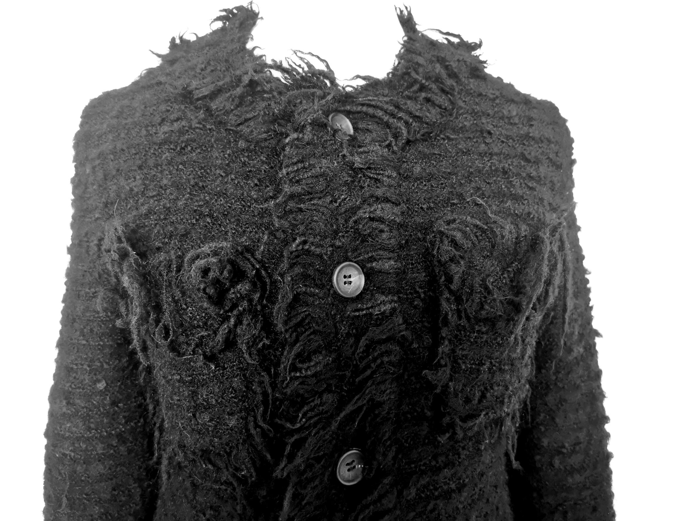 Comme des Garcons Junya Watanabe Cropped Chanel Style Fringed Jacket AD 2003 In Excellent Condition In Bath, GB