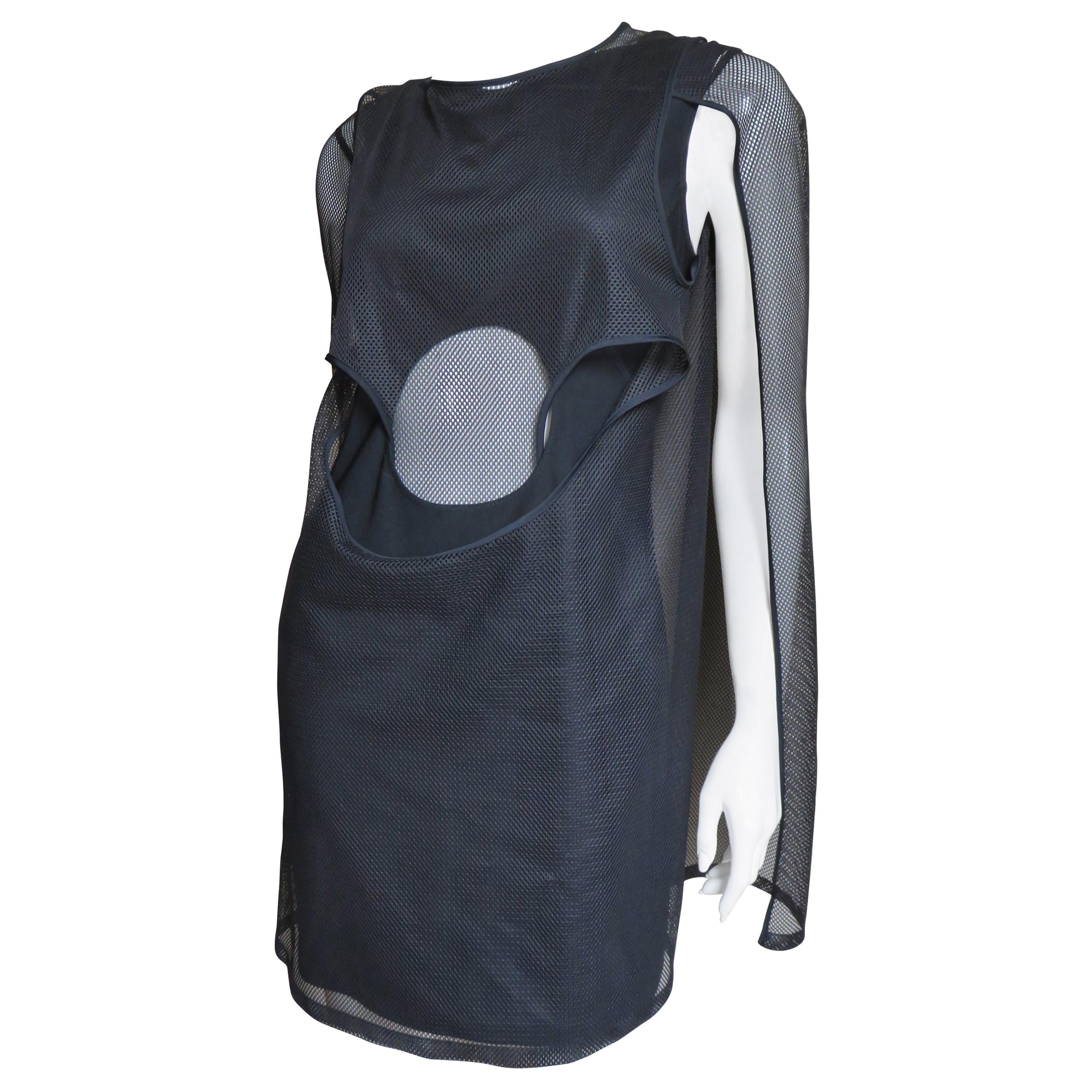 Comme des Garcons Kleid mit ausgeschnittenem Ausschnitt