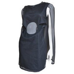 Comme des Garcons Kleid mit ausgeschnittenem Ausschnitt