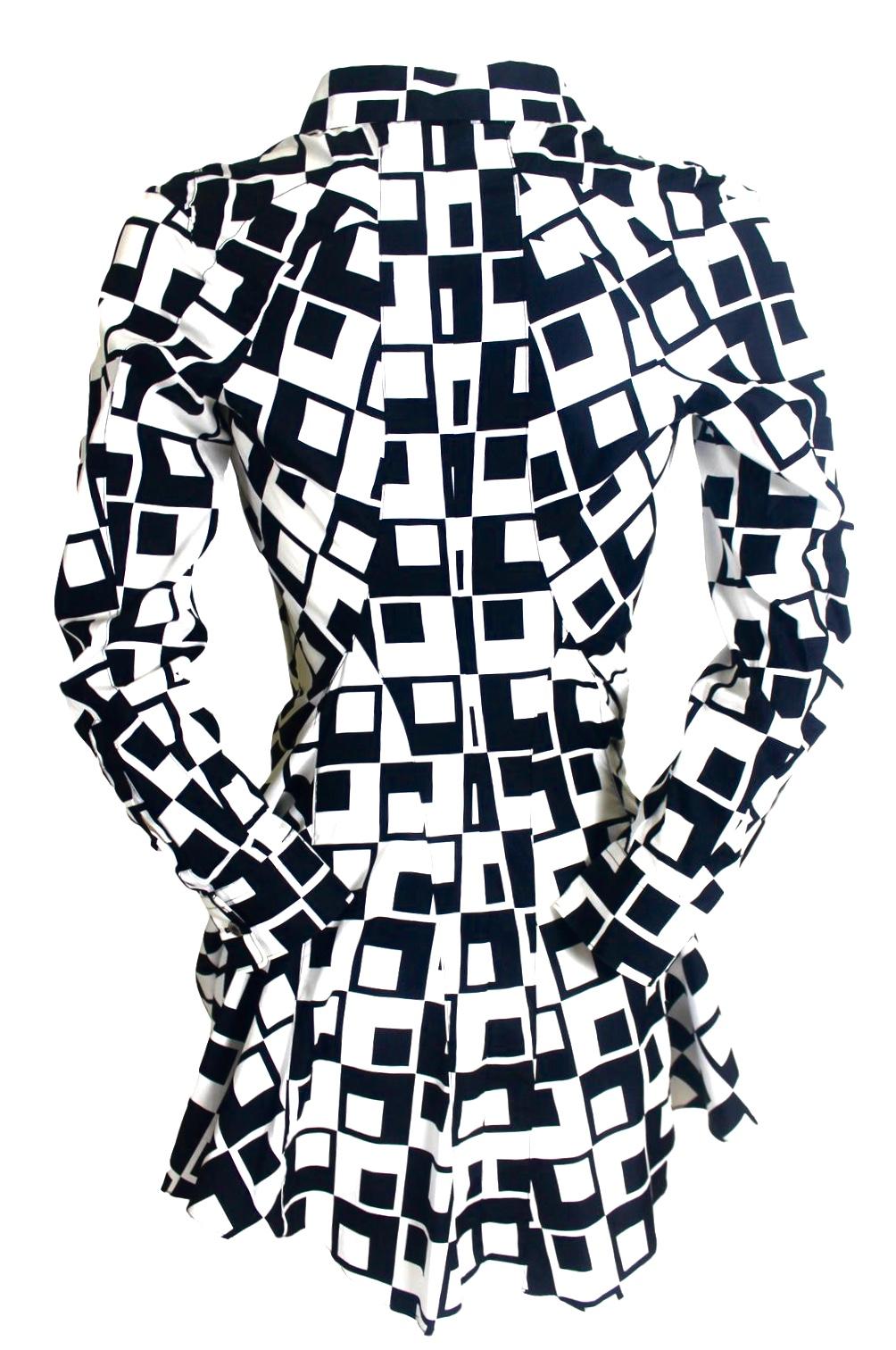 Comme des Garcons Junya Watanabe Geometric Dress AD 2009 For Sale 6