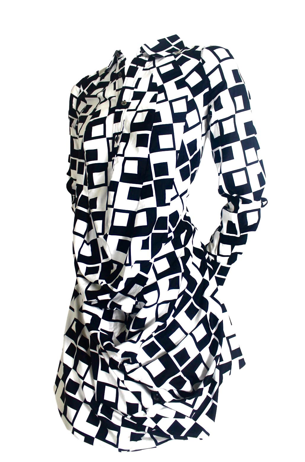 Junya Watanabe Comme des Garcons
AD 2009 Geometric Print Dress
Size XS

