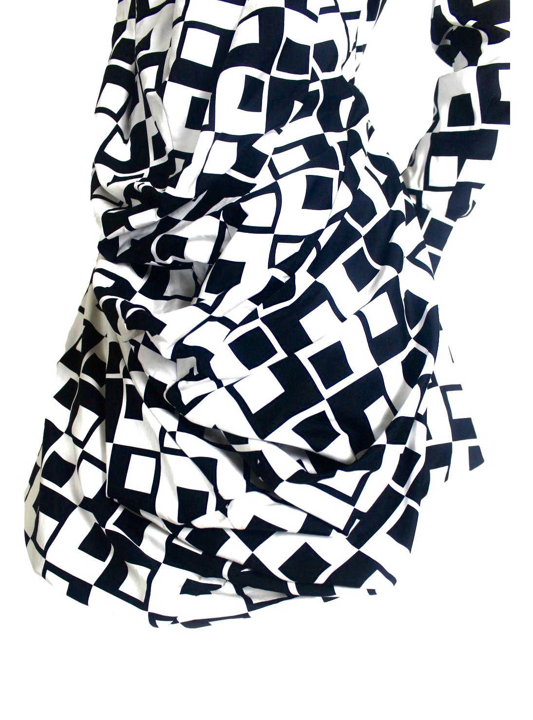 Black Comme des Garcons Junya Watanabe Geometric Dress AD 2009 For Sale