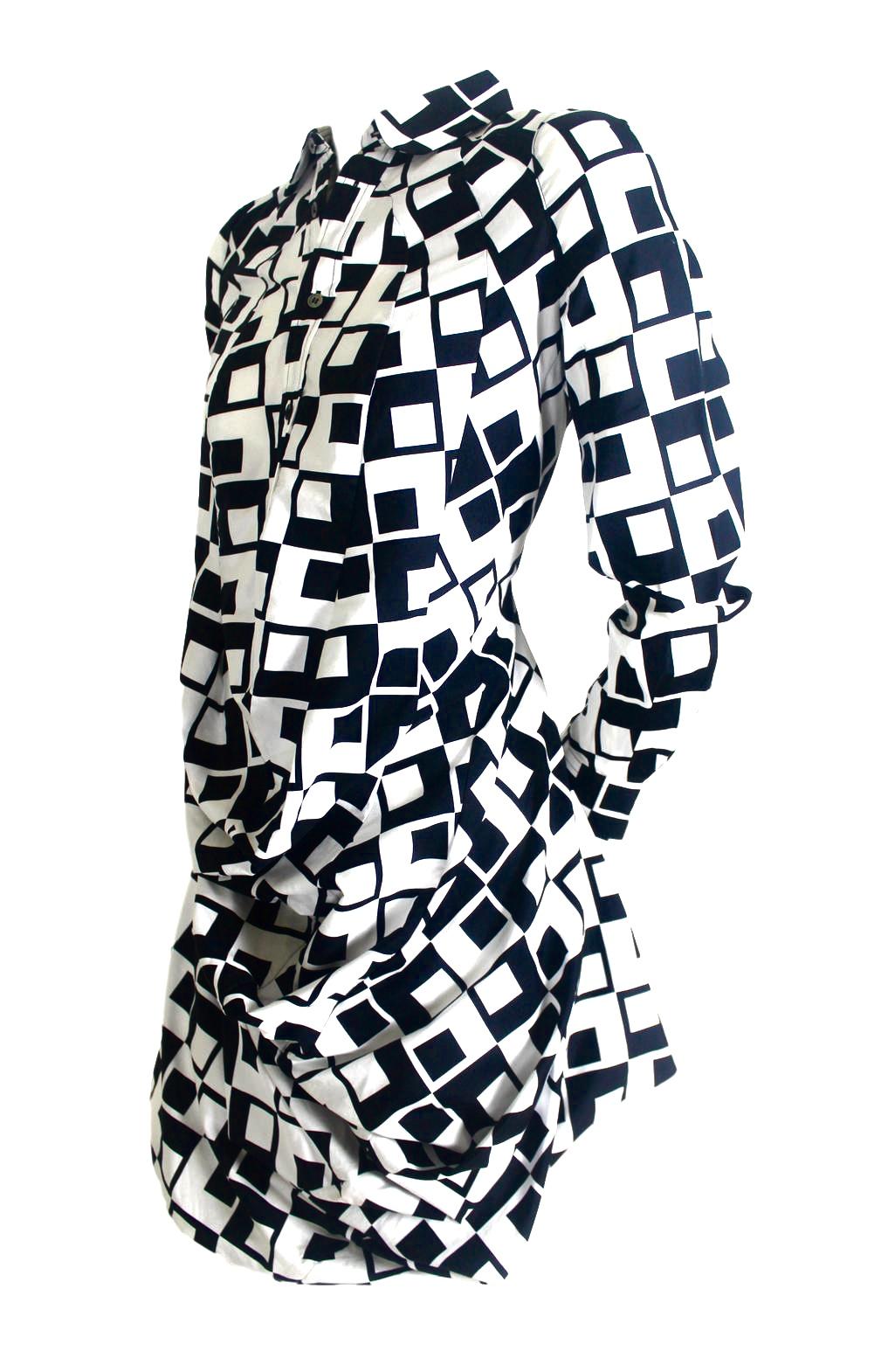 Comme des Garcons Junya Watanabe Geometric Dress AD 2009 For Sale 3