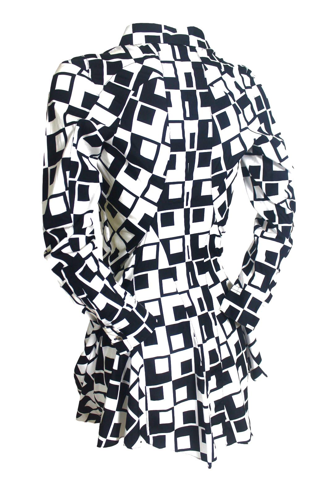 Comme des Garcons Junya Watanabe Geometric Dress AD 2009 For Sale 4