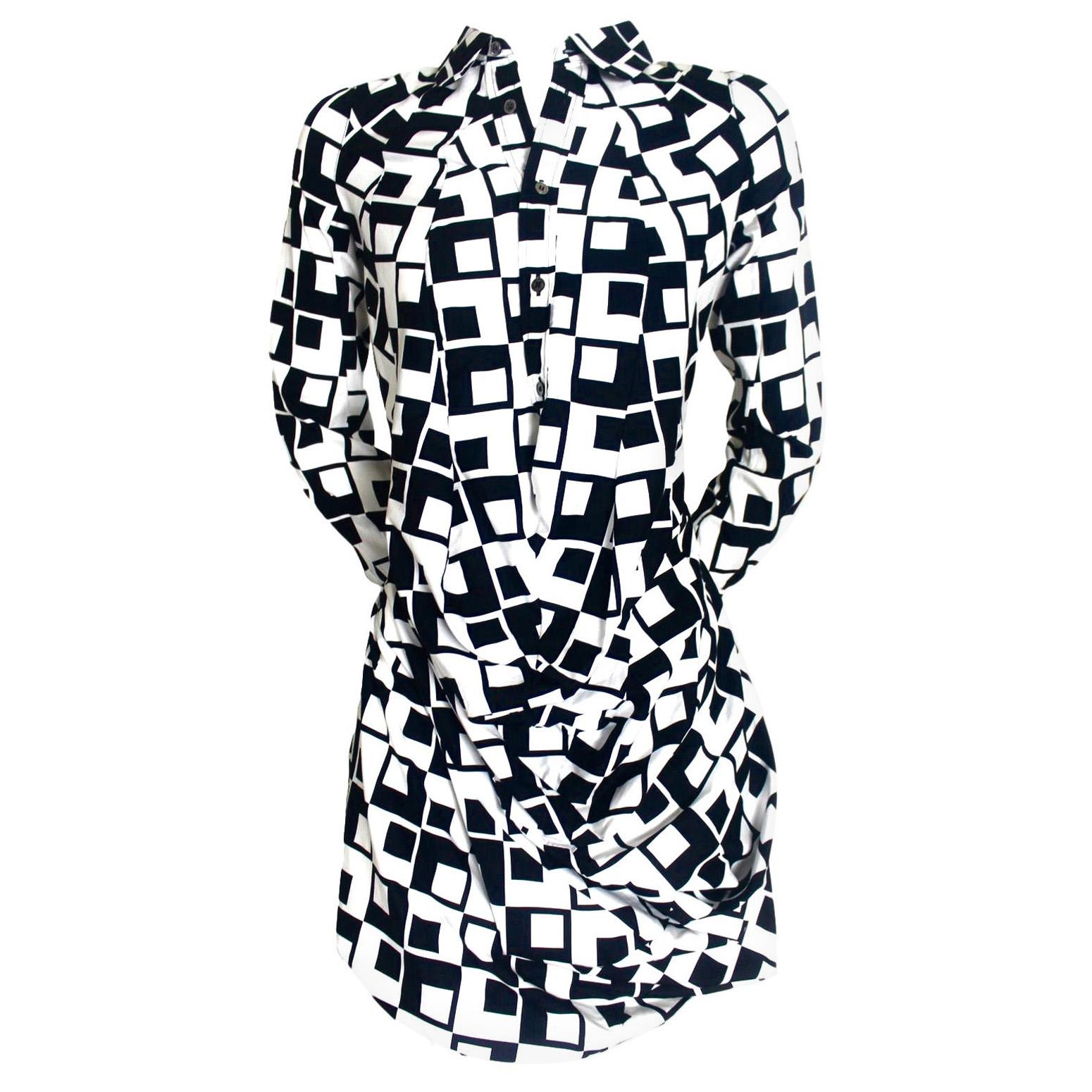 Comme des Garcons Junya Watanabe Geometric Dress AD 2009 For Sale