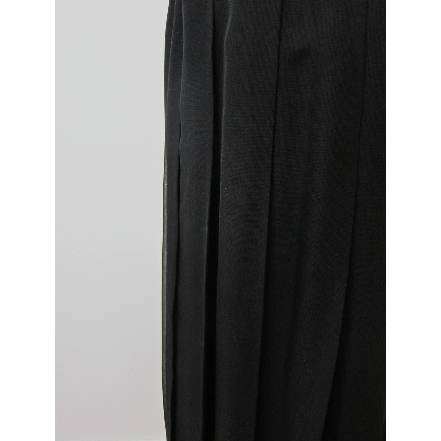 Comme des Garcons Layered Pleated Black Skirt AD 1996 For Sale 1
