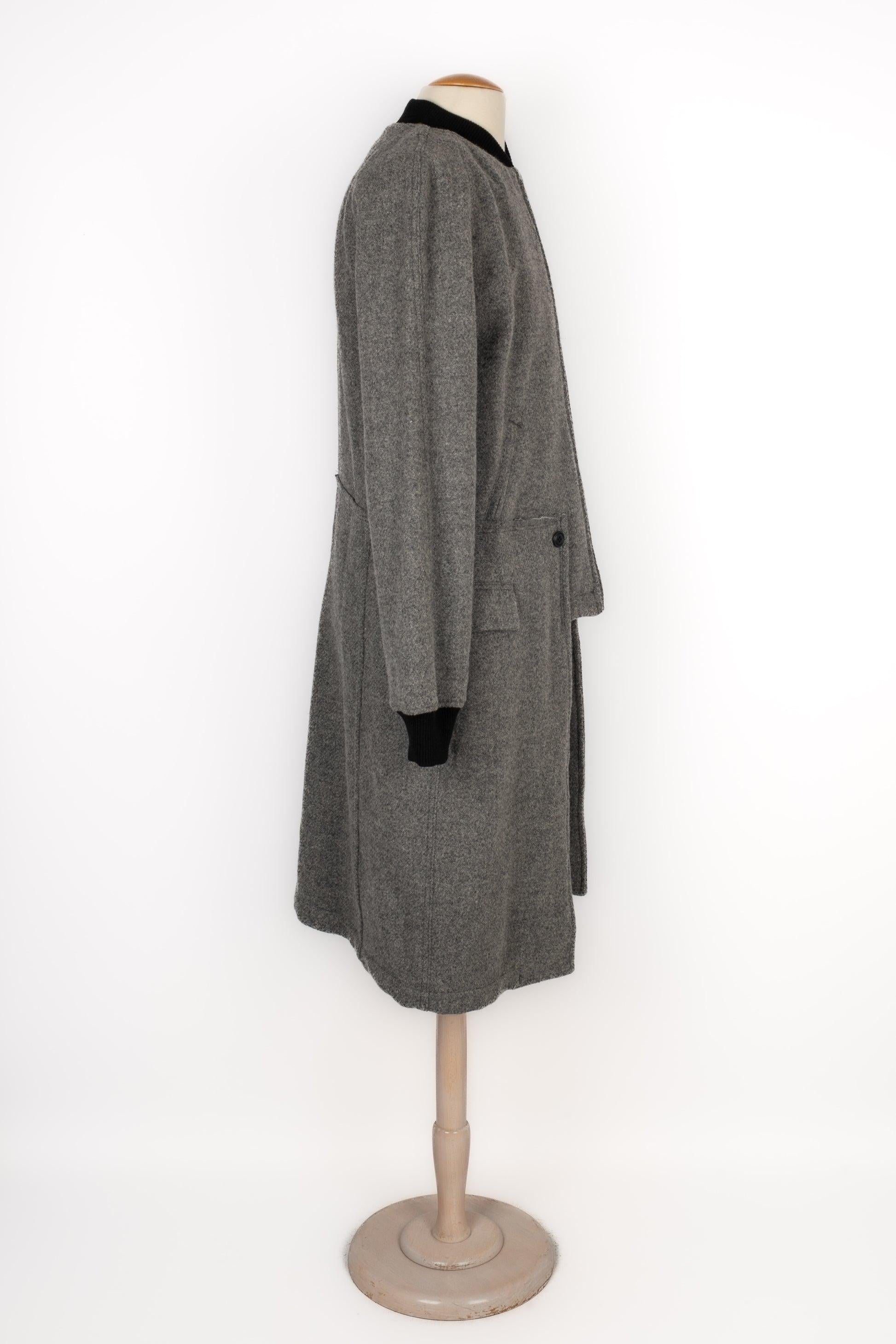 Comme Des Garçons Cappotto lungo in lana grigio In condizioni ottime in vendita a SAINT-OUEN-SUR-SEINE, FR