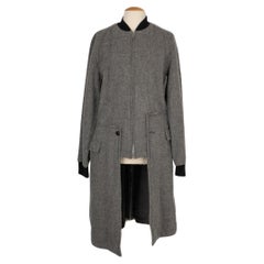 Comme Des Garçons Long Grey Woolen Coat