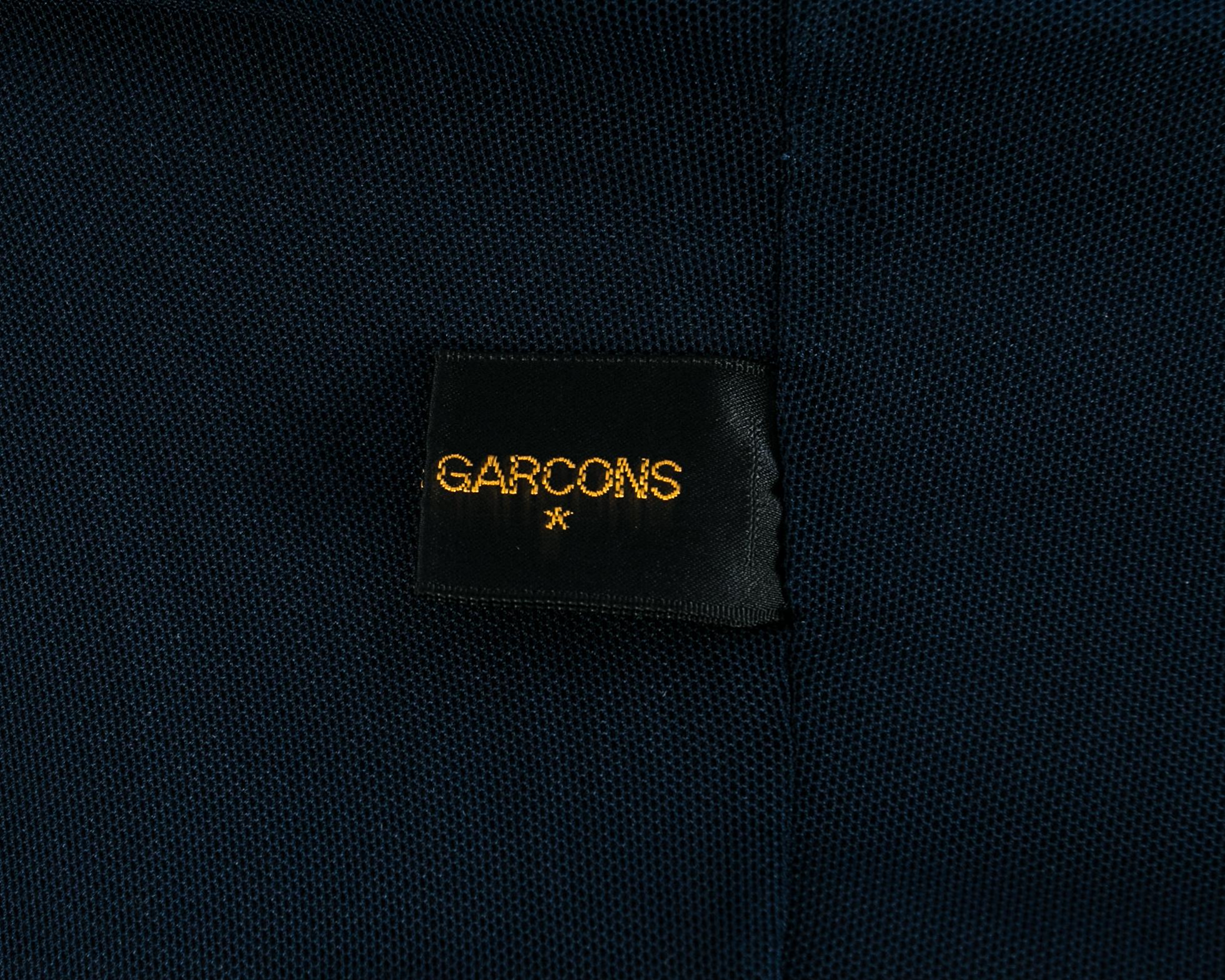 Comme des Garcons 'Lumps and Bumps' navy wool padded jacket, ss 1997 5