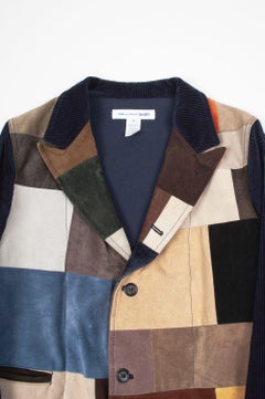 Comme des Garcons Men Jacket Leather Blazer Size M