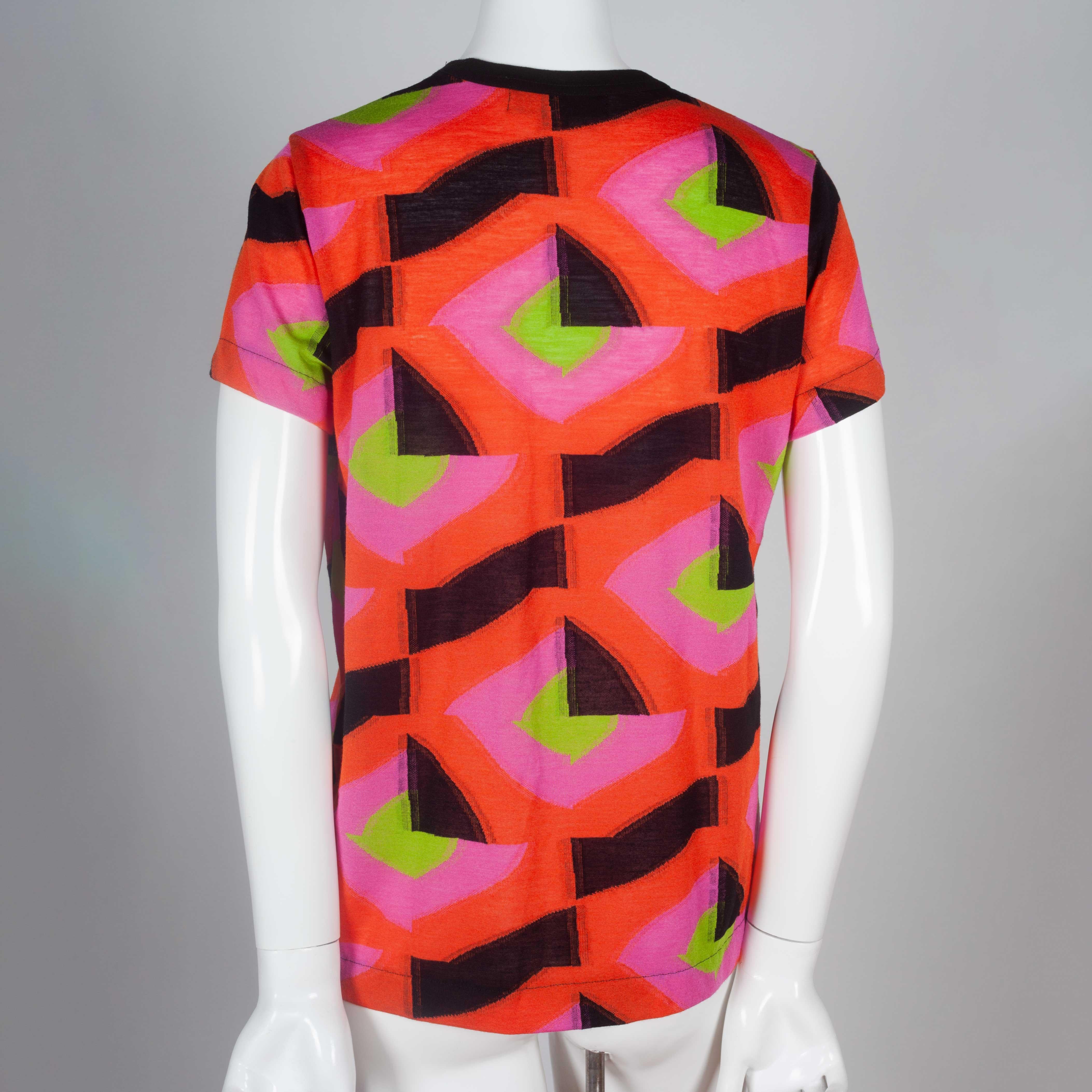 Women's or Men's Comme des Garçons Multi-Color Knit T-shirt, 2015