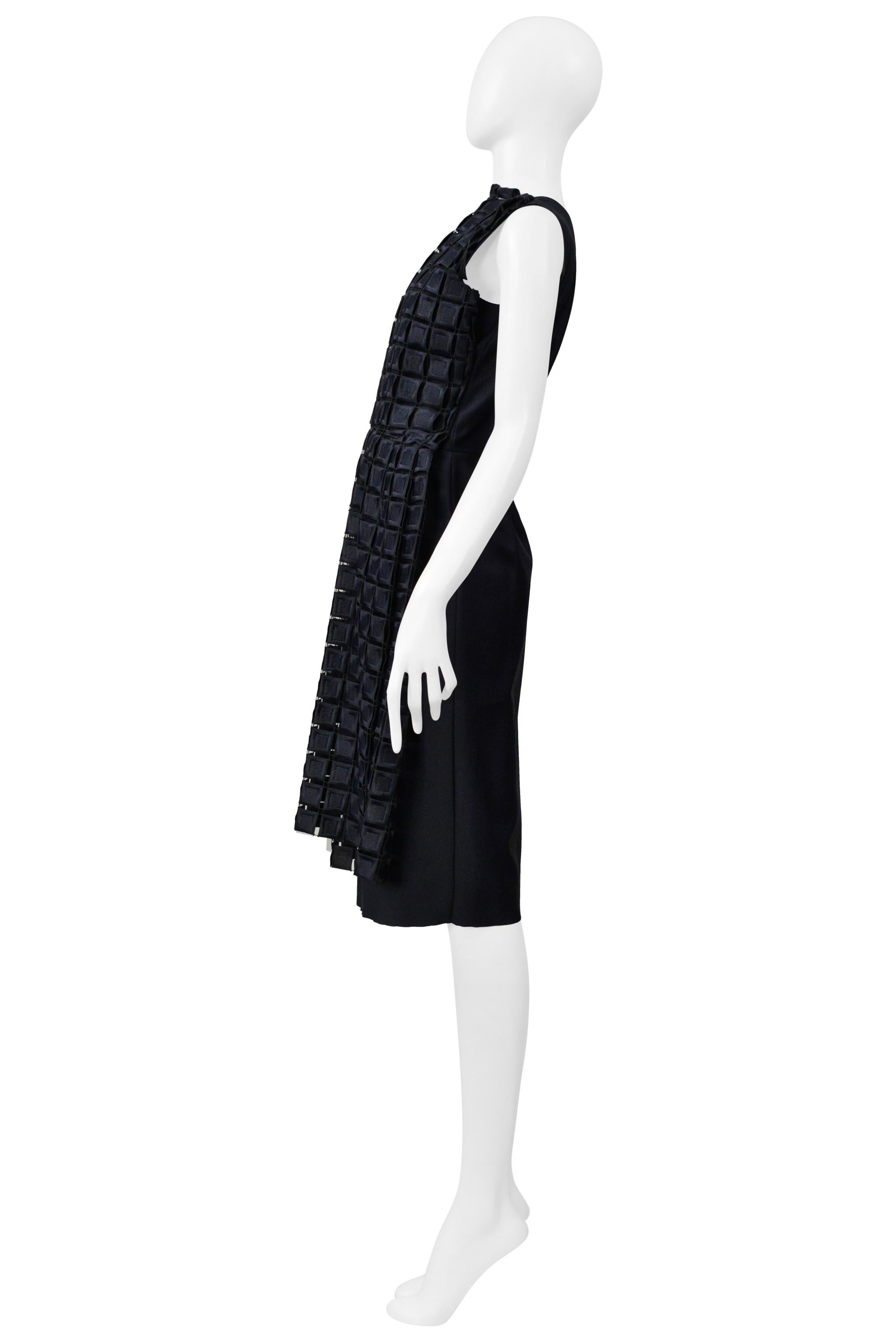 Comme Des Garcons Marineblaues Spitzen-Anglaise-Overlay-Schichtkleid 1999 im Angebot 2