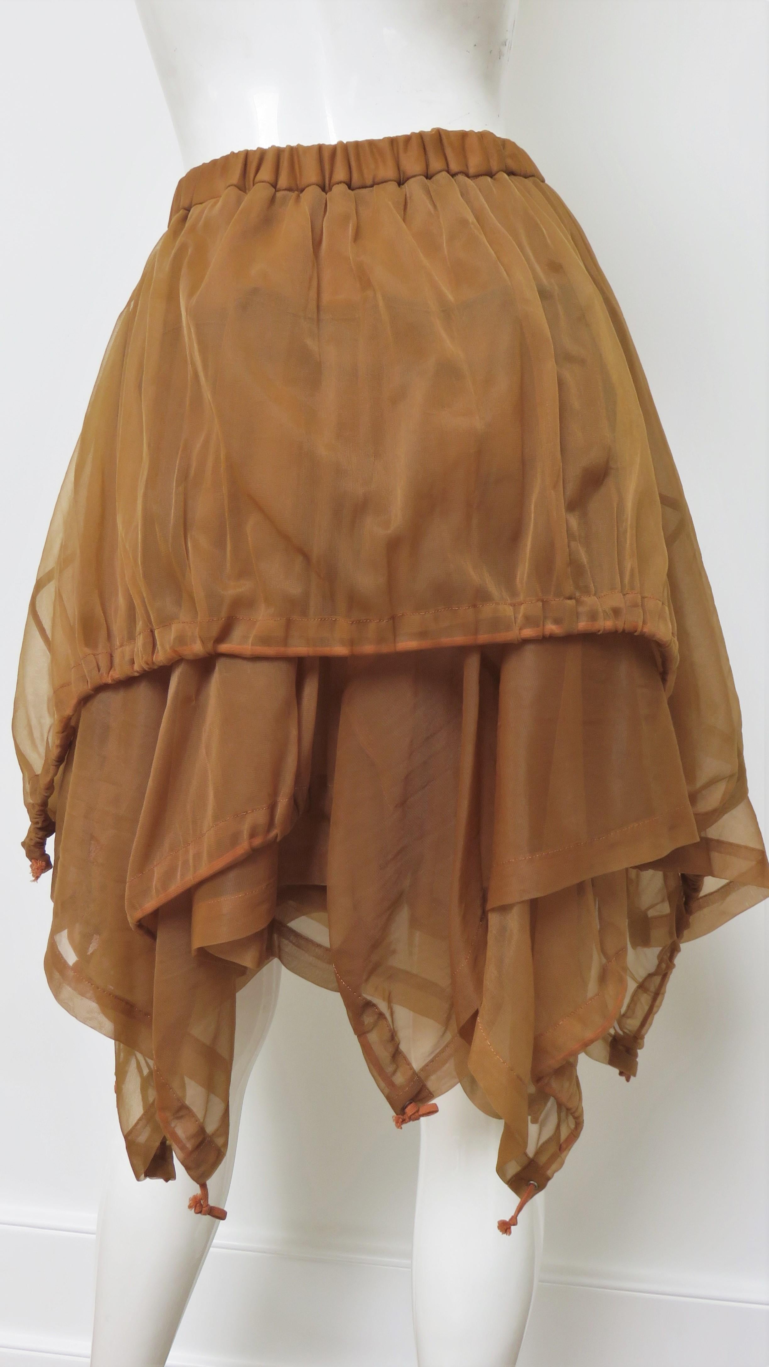 Comme des Garcons Parachute Skirt AD 1990 In Good Condition For Sale In Water Mill, NY