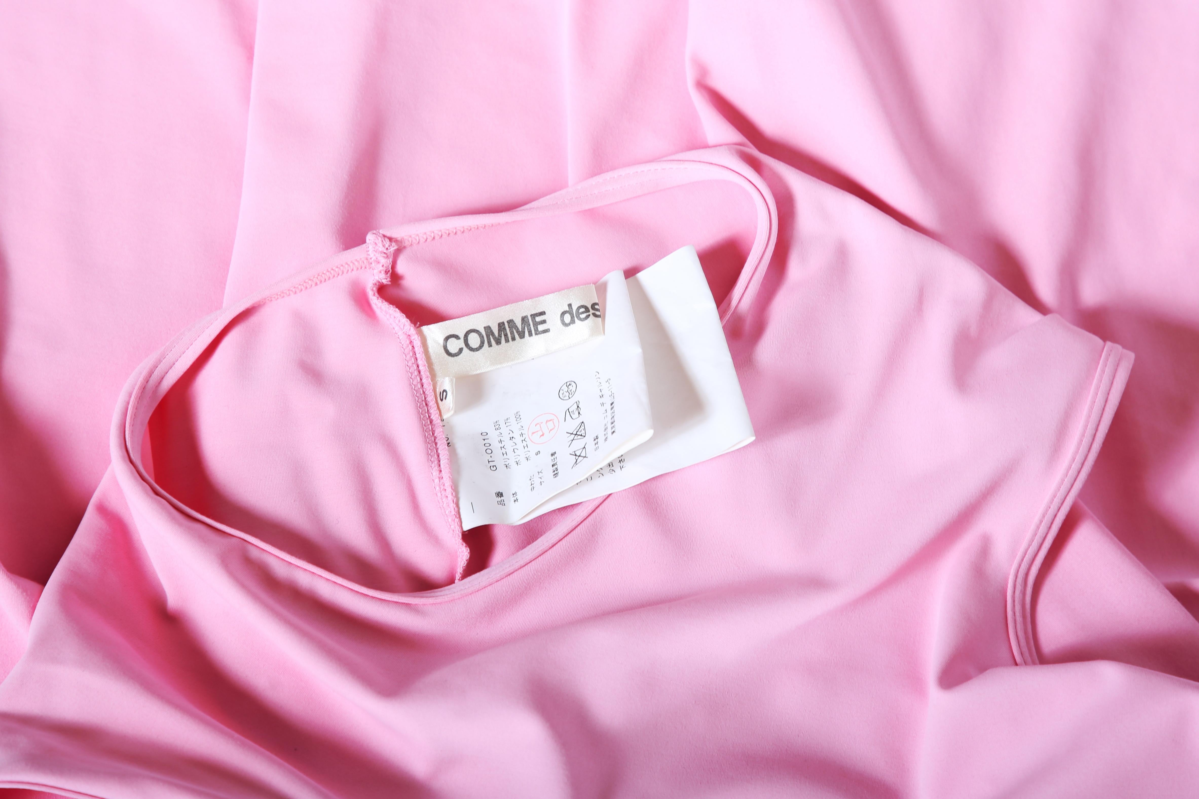Comme Des Garcons Pink Padded Gloves Dress 2007 2