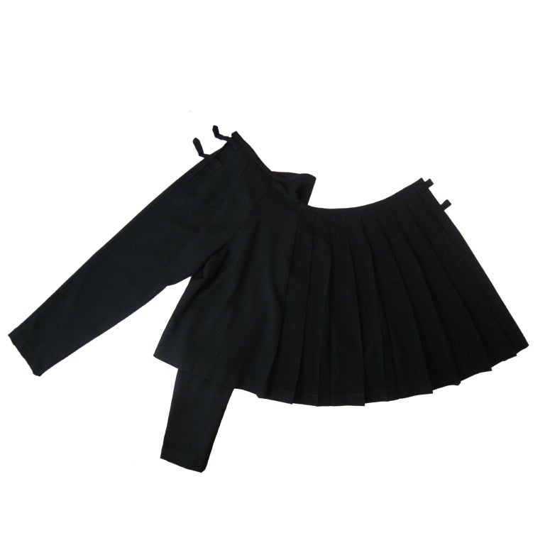 COMME des GARCONS 3D Pleated Jumper Skirt one piece GP-A004 black S