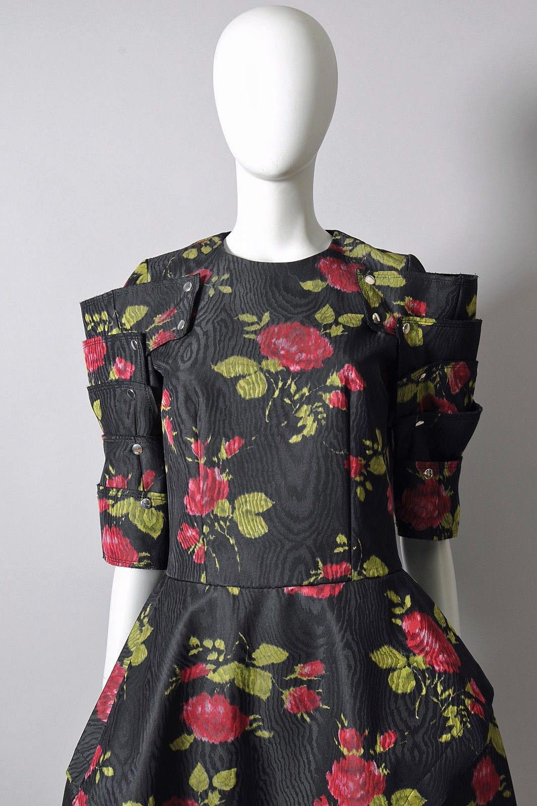 Comme des Garcons „Punks in the 18th Century“ Samurai-Kleid (Schwarz) im Angebot