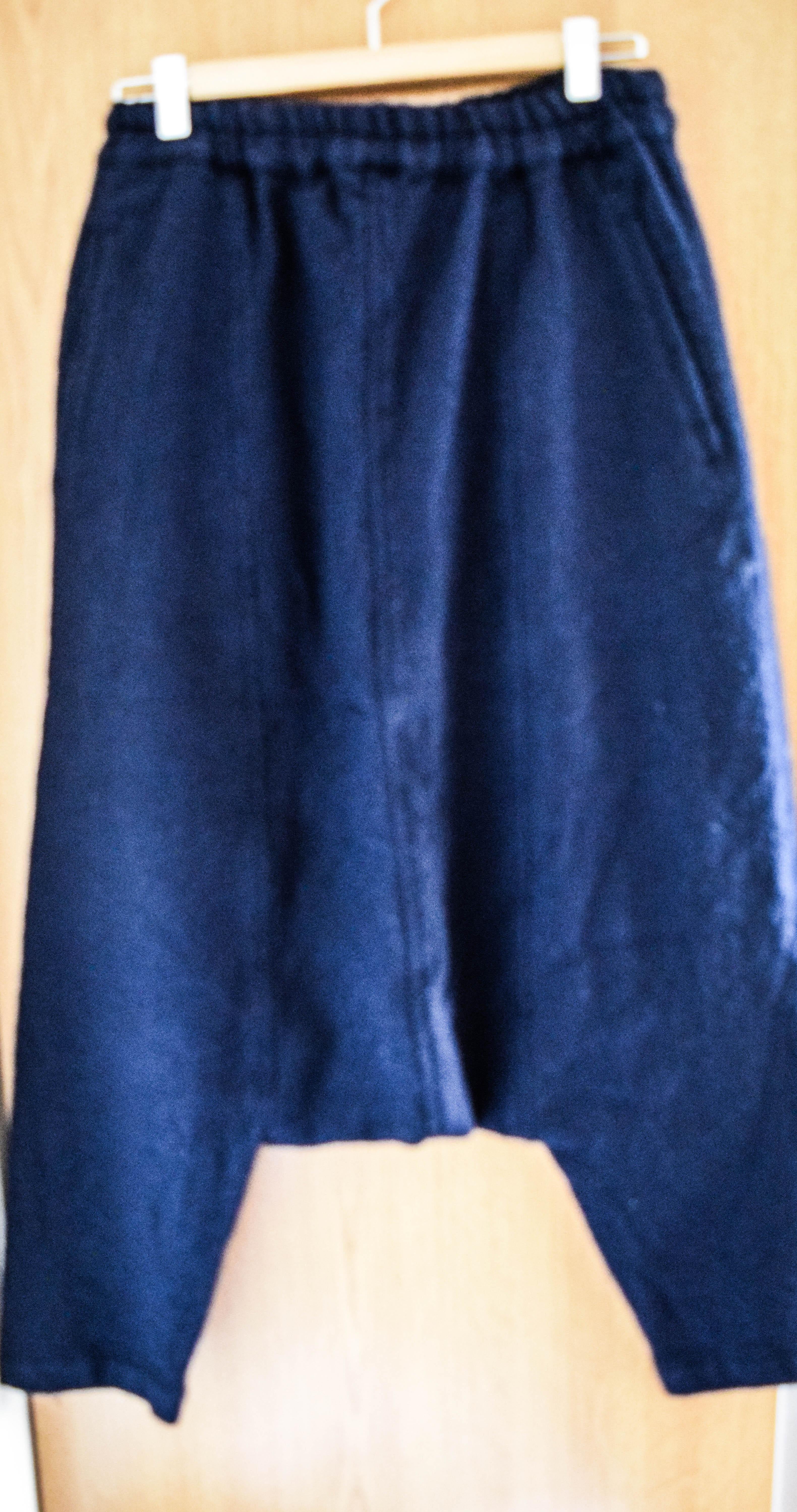 Comme des Garcons pantaloni da donna in pura lana nero in vendita 3