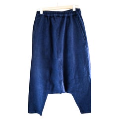 Comme des Garcons pantaloni da donna in pura lana nero