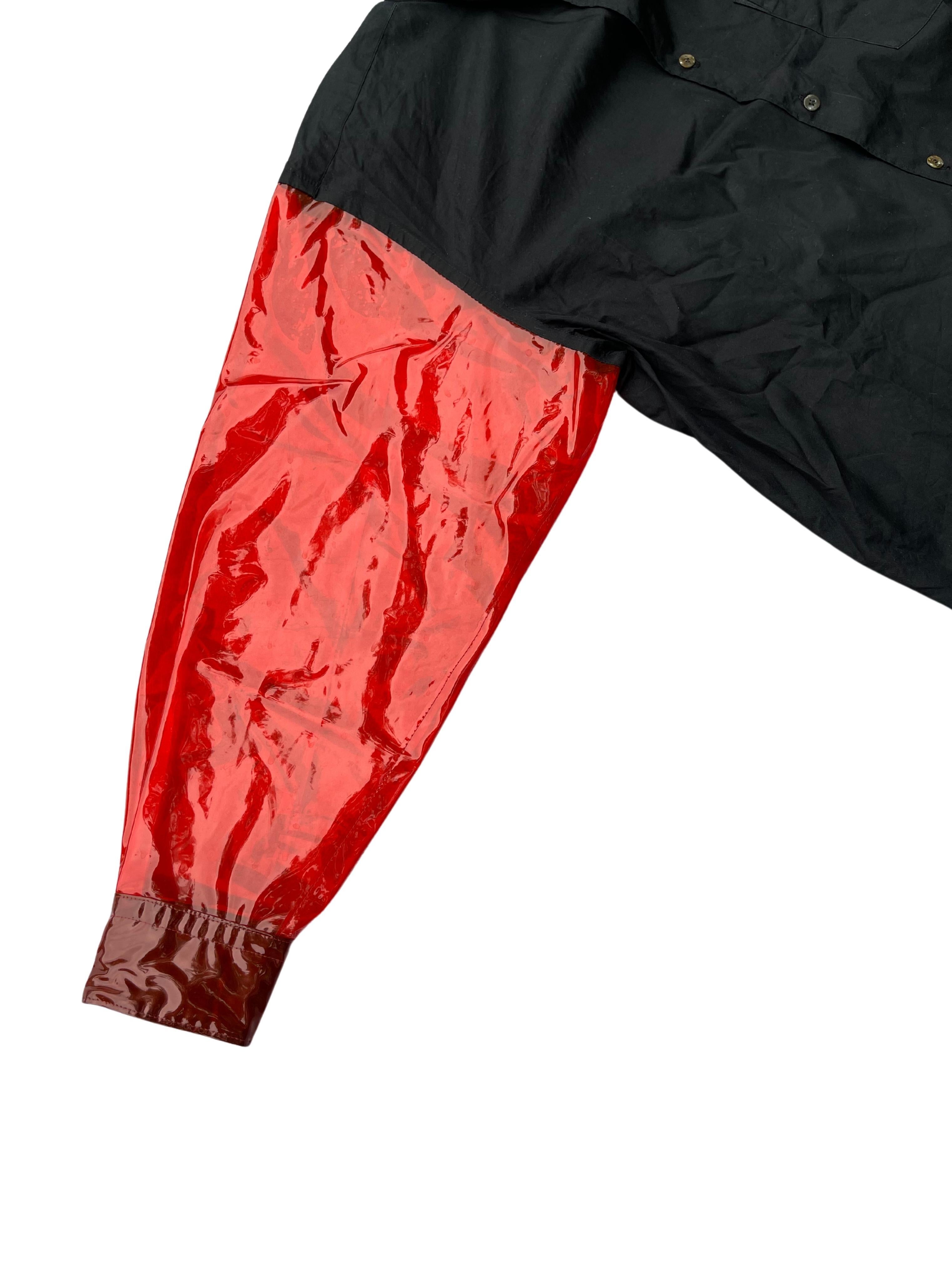 Comme Des Garcons PVC Hybrid Shirt, Autumn Winter 1991 