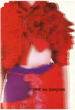 Comme Des Garcons Red Fancy Ruffle Bolero Jacket 2000