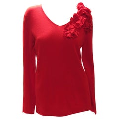 Suéter Flor Rojo Comme Des Garçons