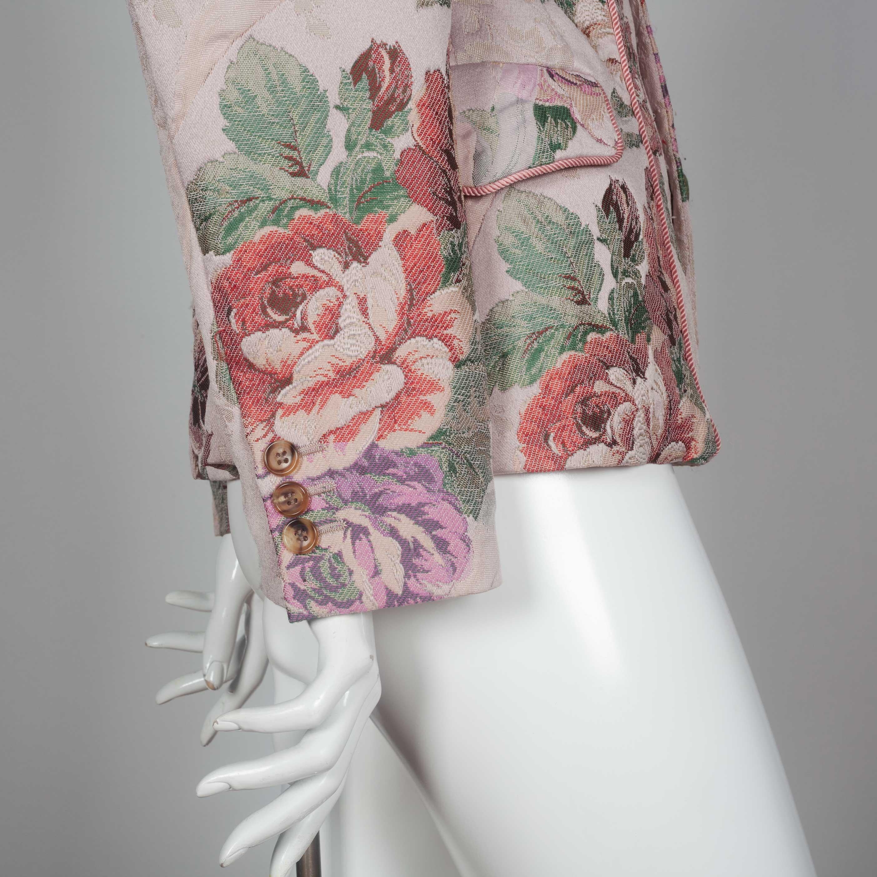 Comme des Garçons Robe de Chambre Floral Tapestry Jacket, 1999 3