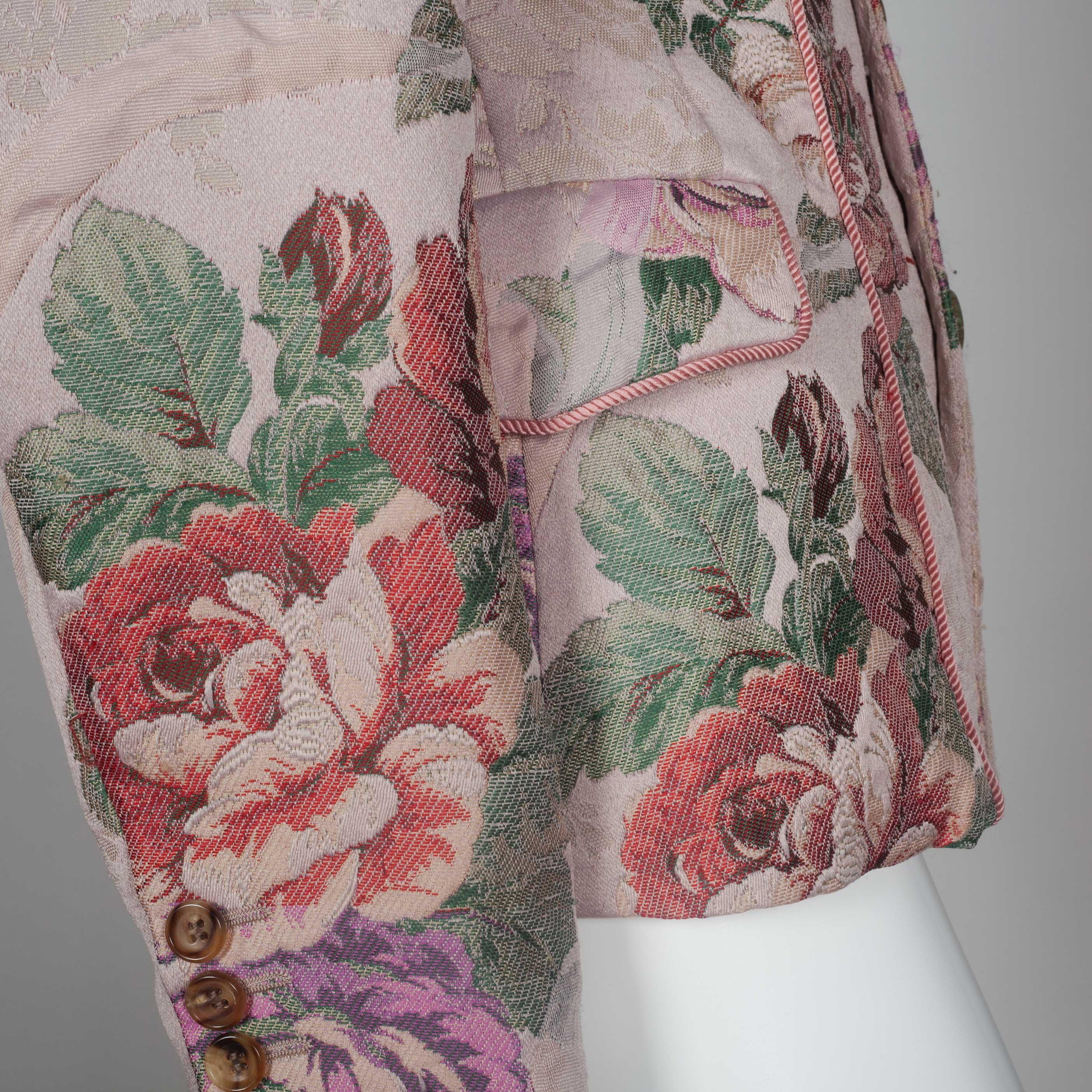 Comme des Garçons Robe de Chambre Floral Tapestry Jacket, 1999 4