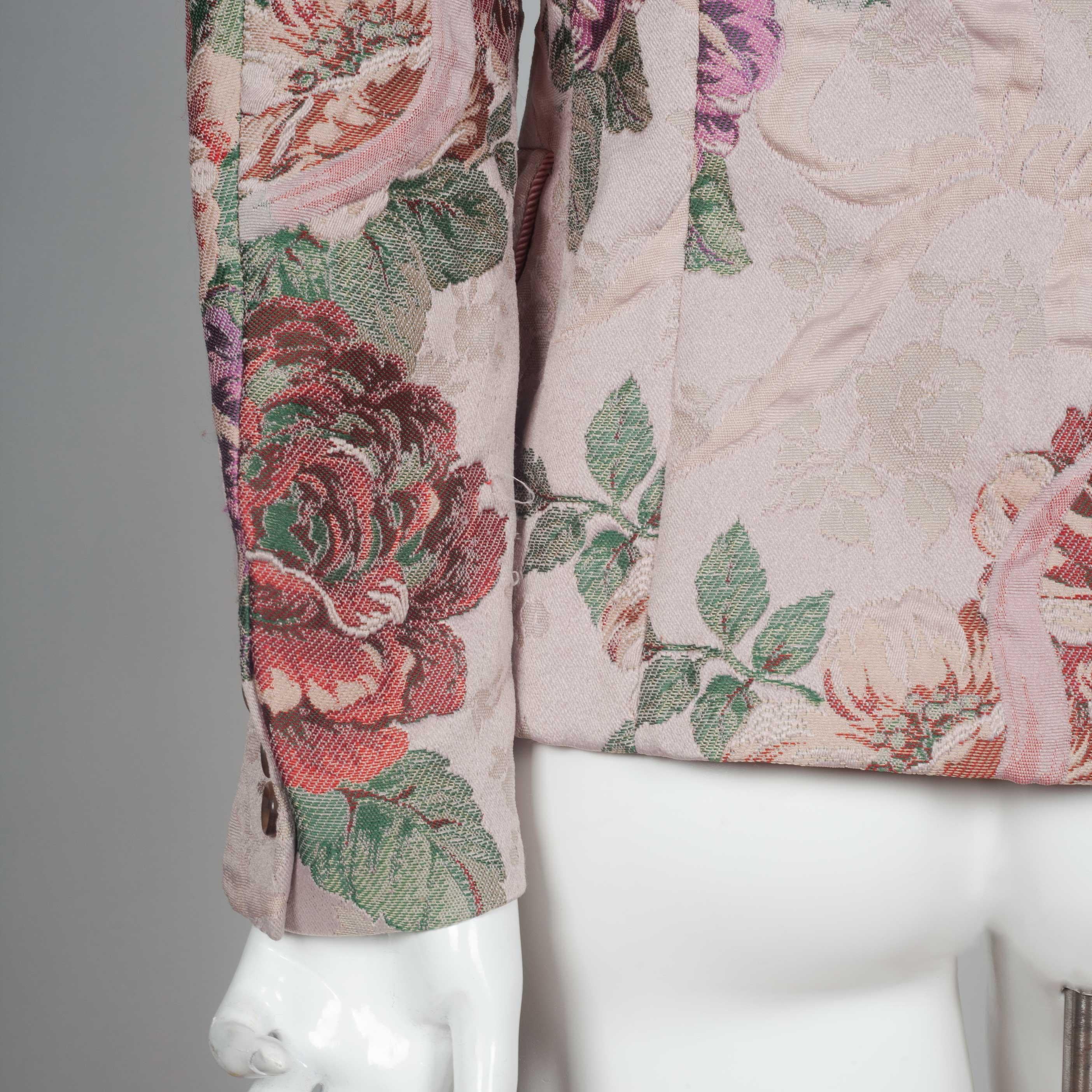 Comme des Garçons Robe de Chambre Floral Tapestry Jacket, 1999 8