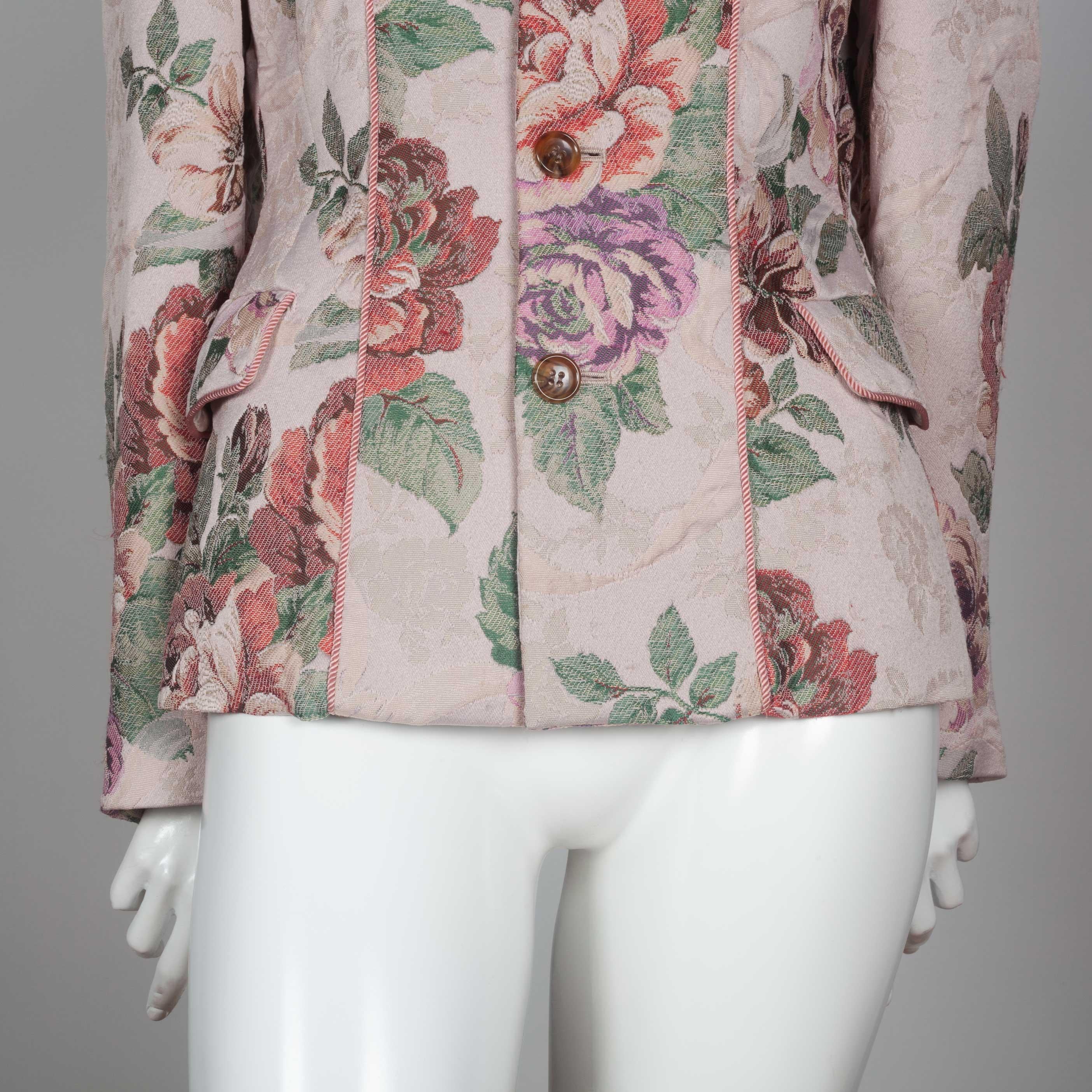 Comme des Garçons Robe de Chambre Floral Tapestry Jacket, 1999 9