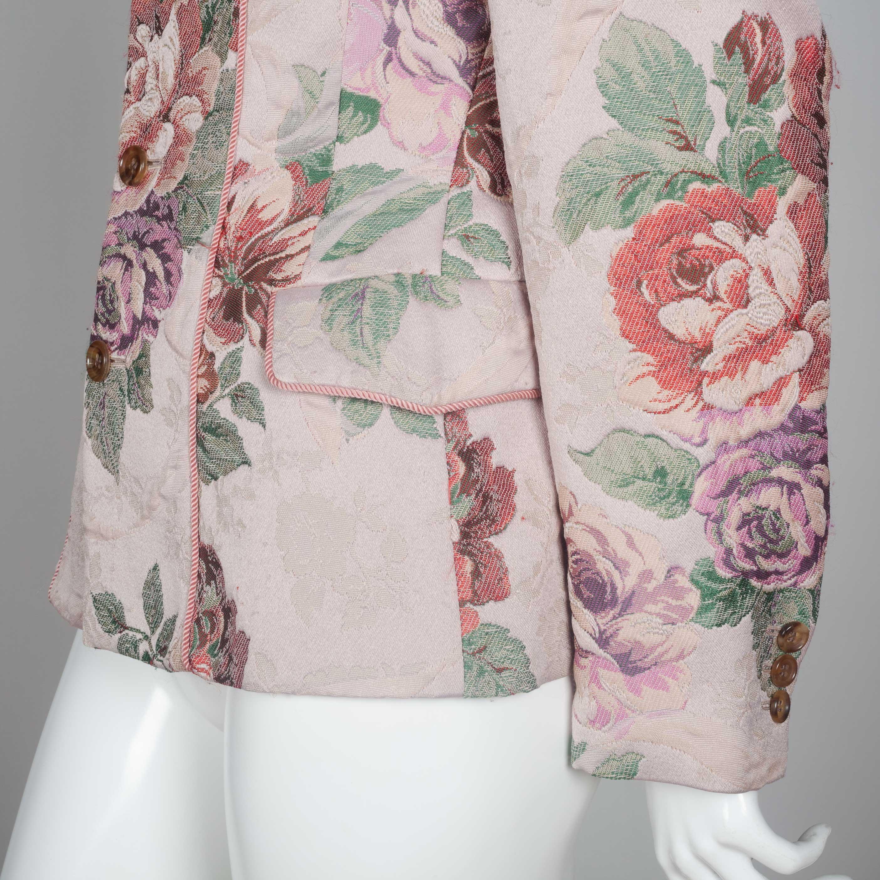 Comme des Garçons Robe de Chambre Floral Tapestry Jacket, 1999 10