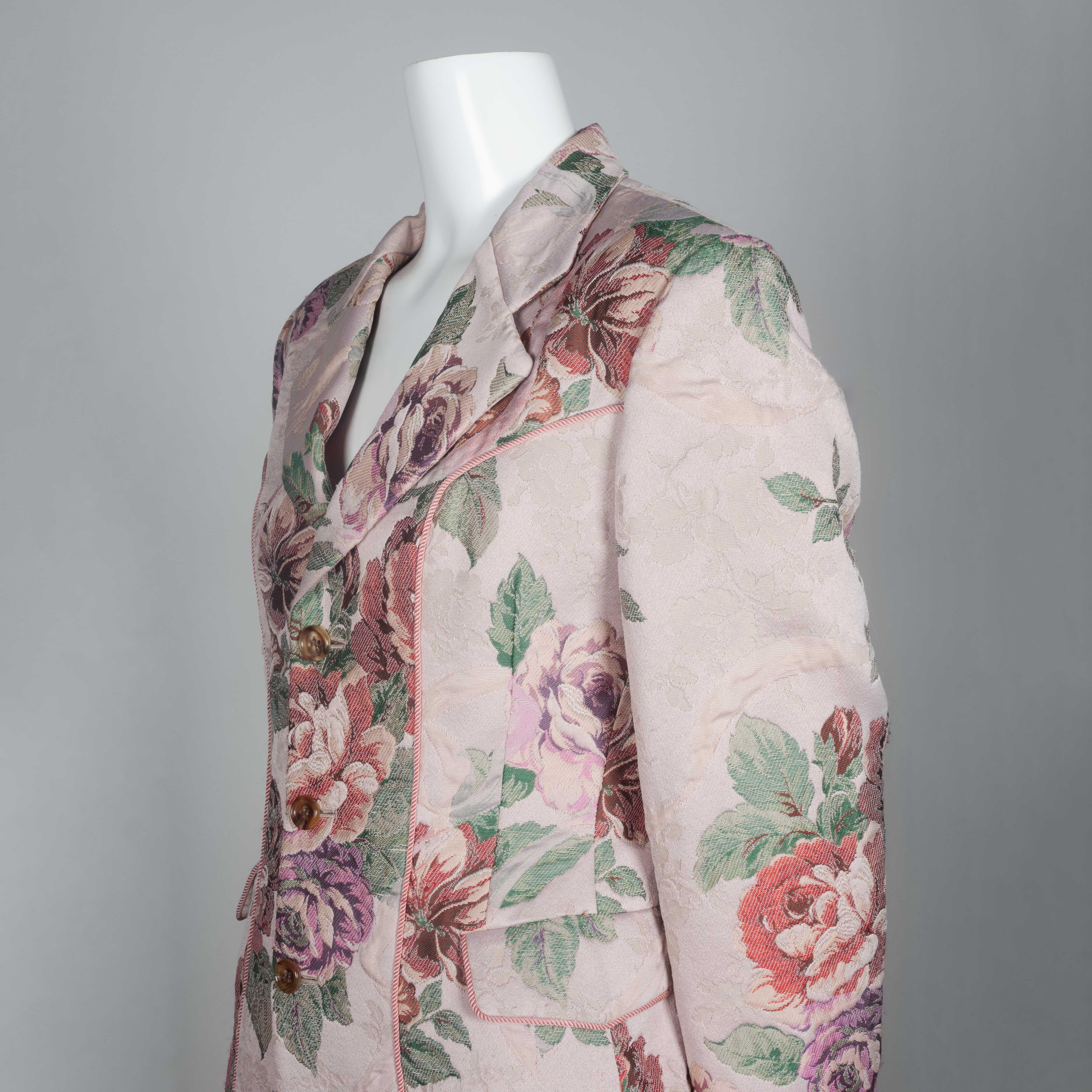 Comme des Garçons Robe de Chambre Floral Tapestry Jacket, 1999 11