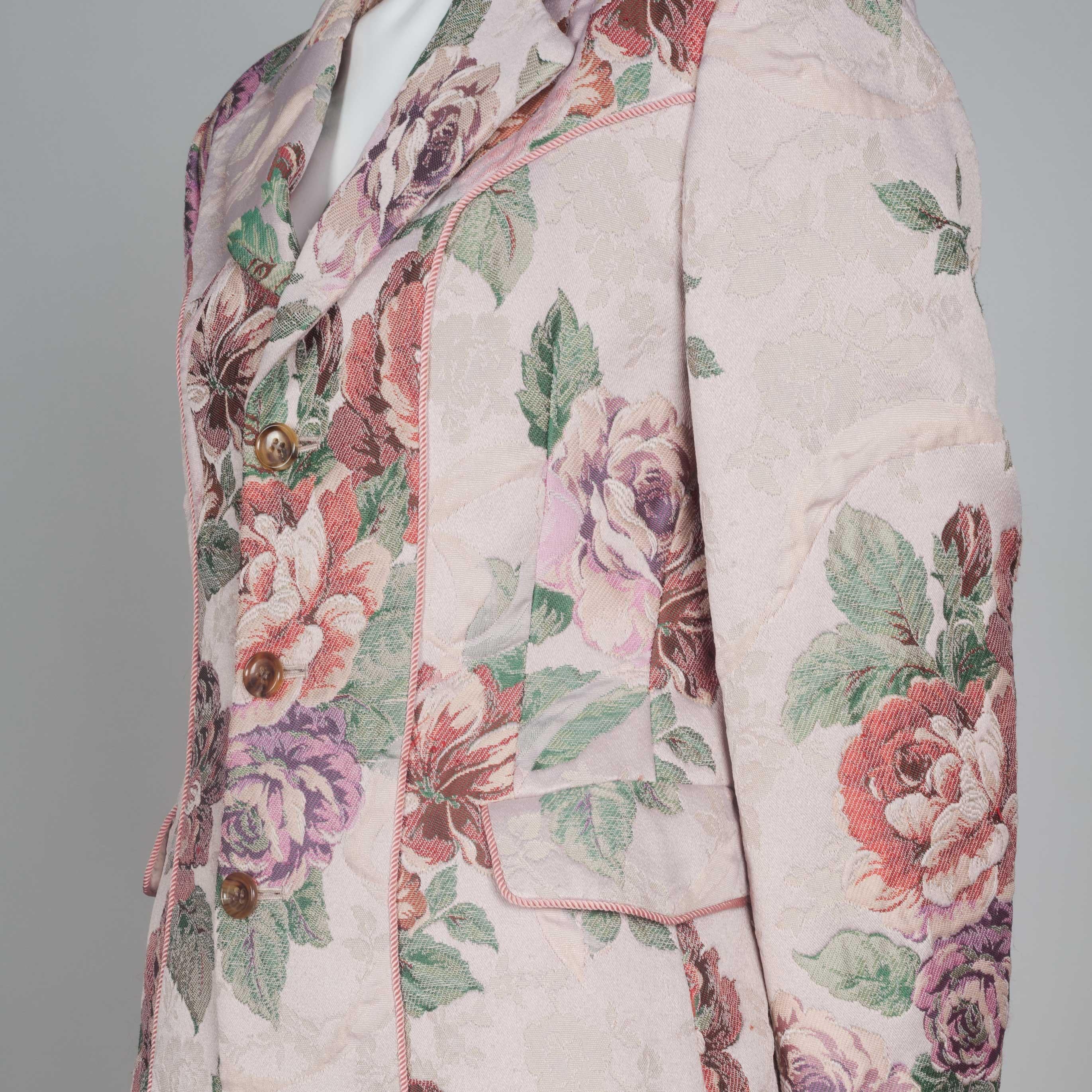 Comme des Garçons Robe de Chambre Floral Tapestry Jacket, 1999 12