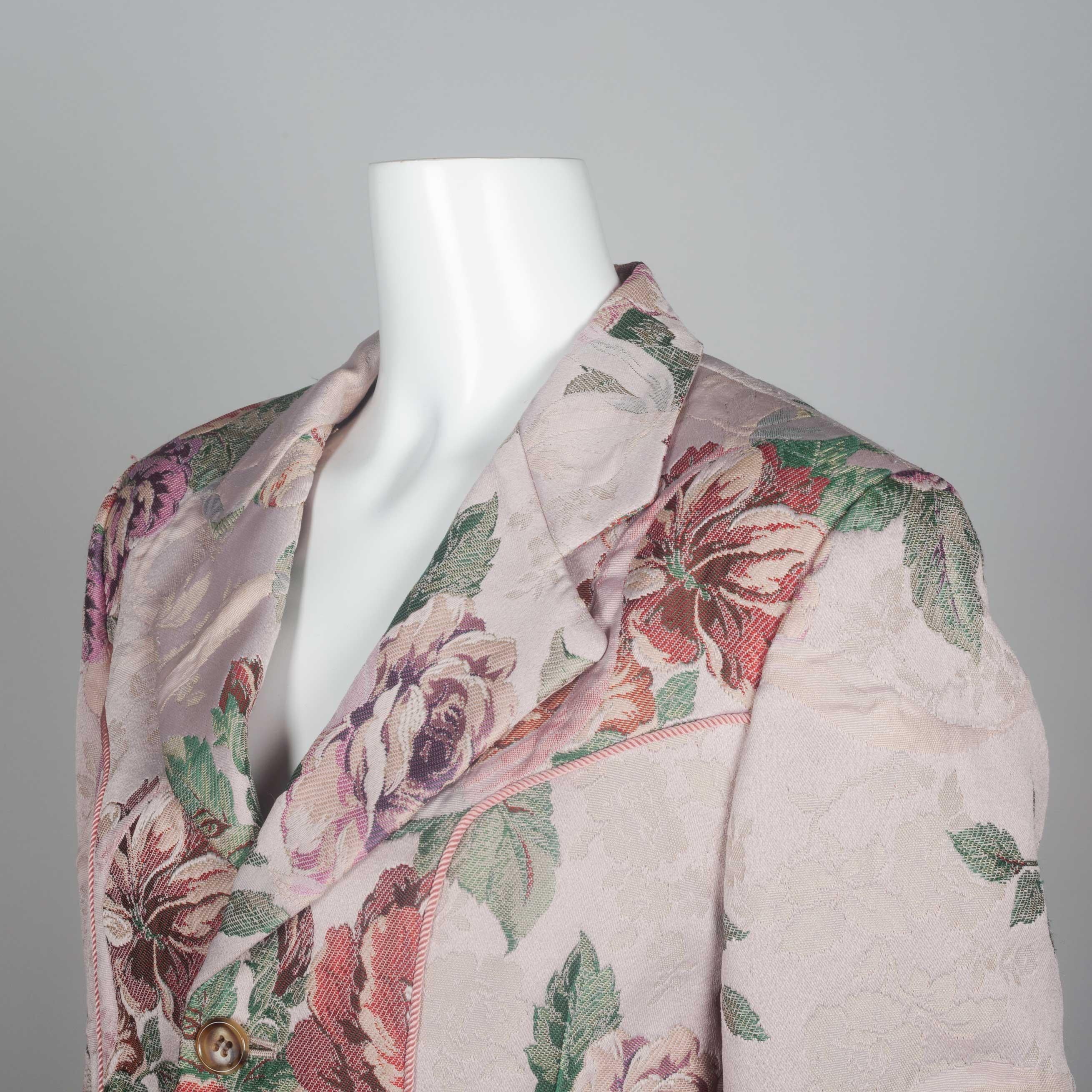Comme des Garçons Robe de Chambre Floral Tapestry Jacket, 1999 13