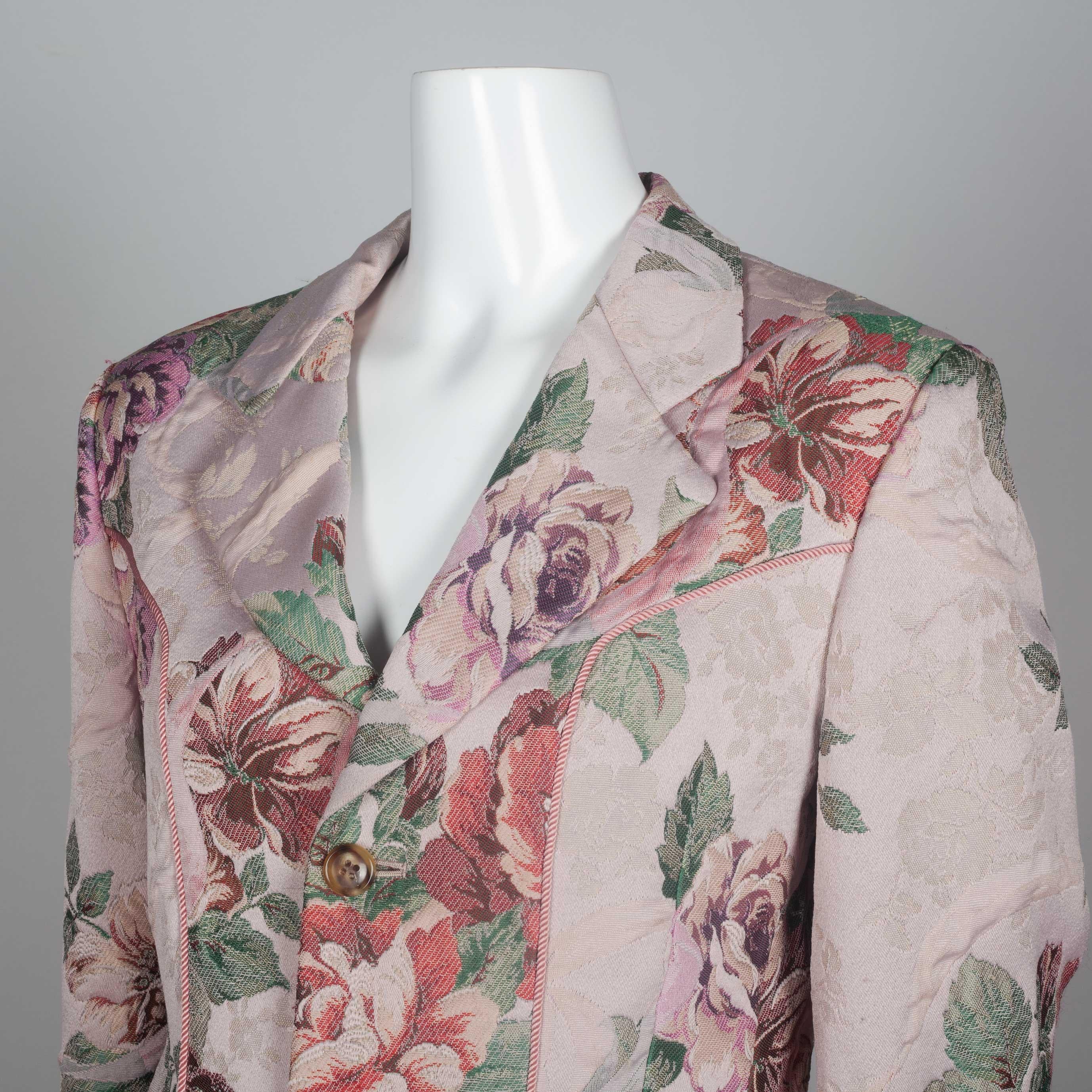 Gray Comme des Garçons Robe de Chambre Floral Tapestry Jacket, 1999