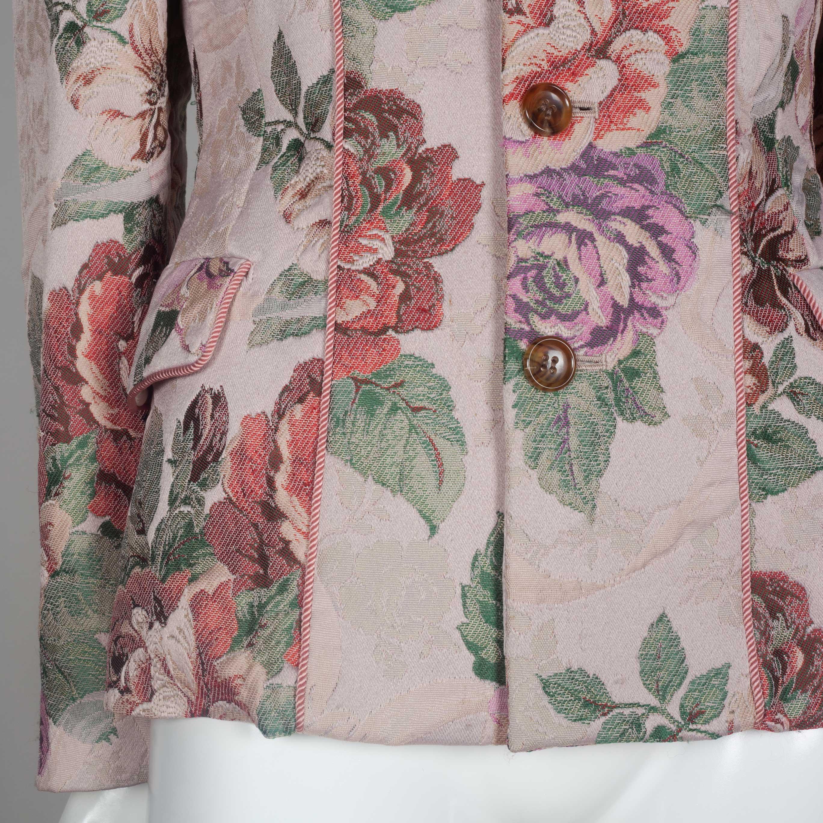 Comme des Garçons Robe de Chambre Floral Tapestry Jacket, 1999 1