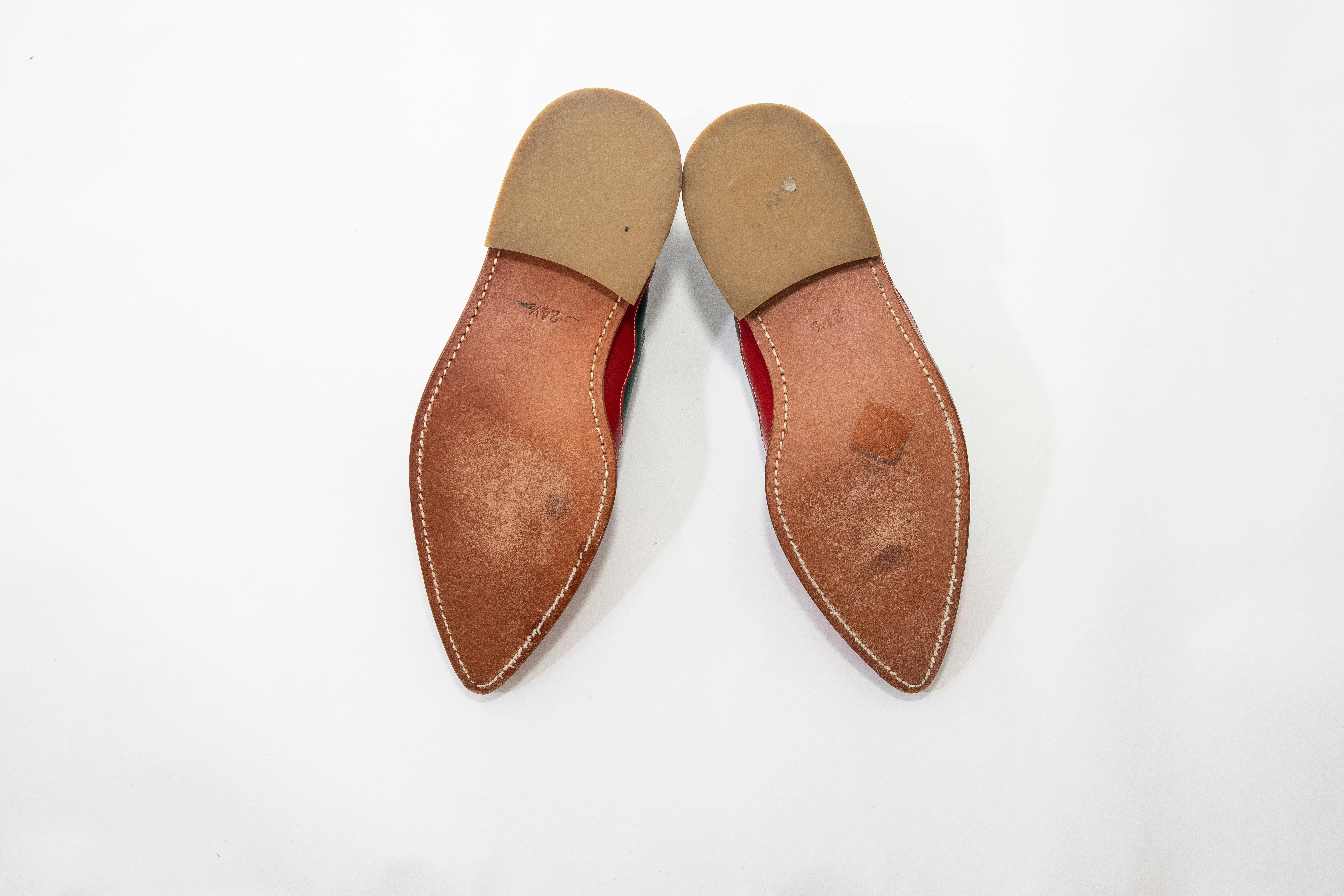 Comme des Garcons Runway Leather Loafers with Stacked Heels , Fall 1998 3