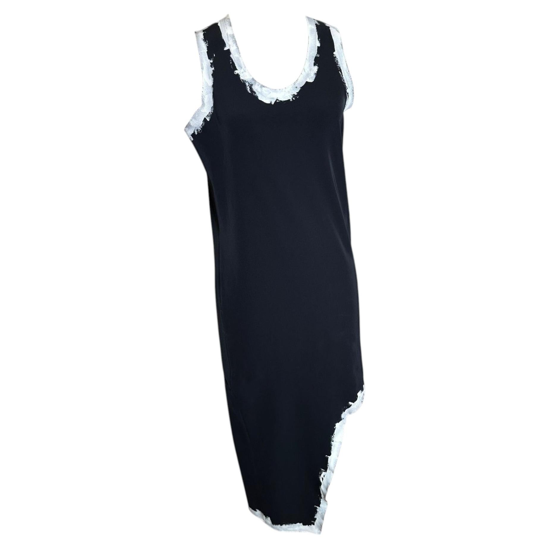 Comme des Garçons S/S 1992 Hand Painted Asymmetrical Dress