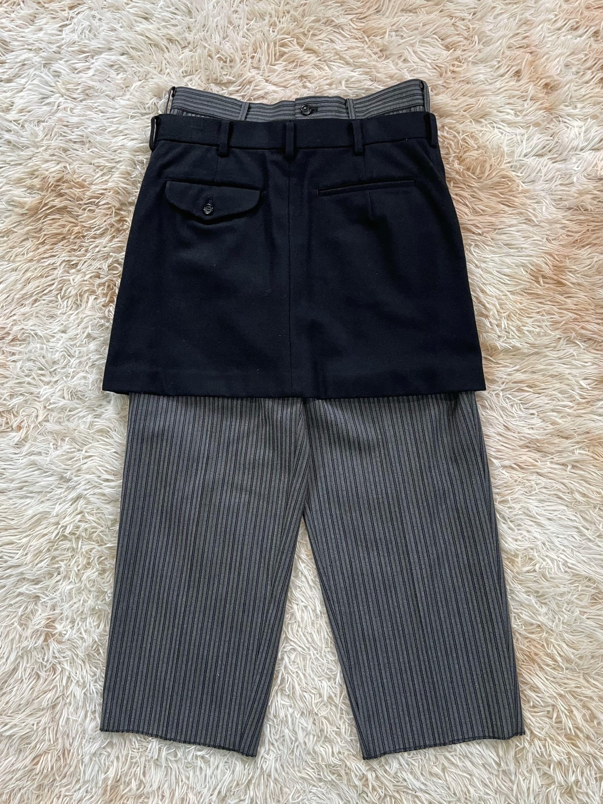 Comme Des Garcons S/S2005 Short/Trouser Hybrid Pants In Excellent Condition For Sale In Seattle, WA