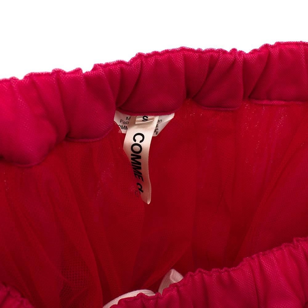 Women's or Men's Comme Des Garçons sequinned tulle midi skirt - Size S For Sale