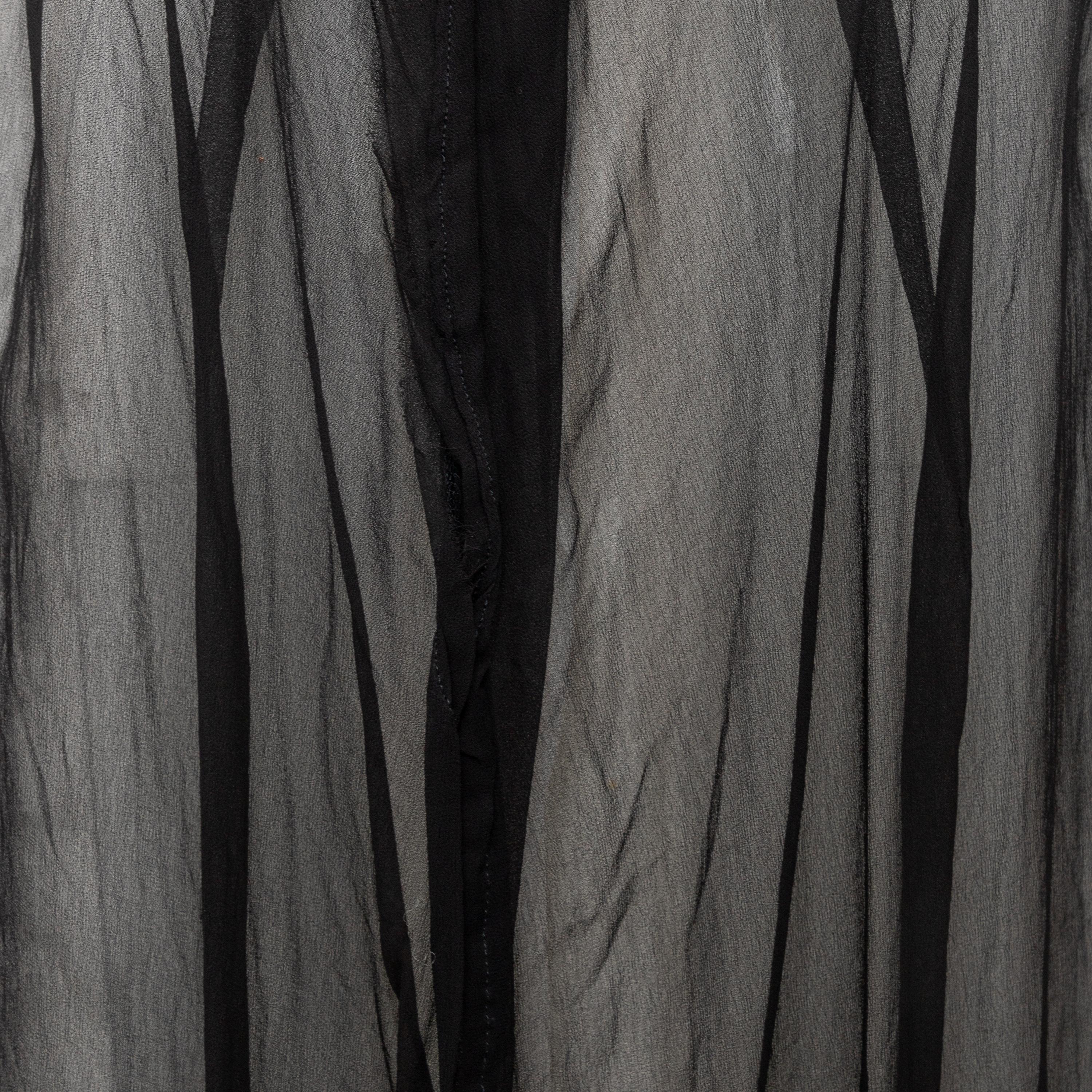 Black Comme des Garçons Sheer Layer Dress - '90s