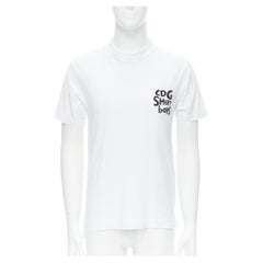 COMME DES GARCONS SHIRT BOYS white logo print tshirt S