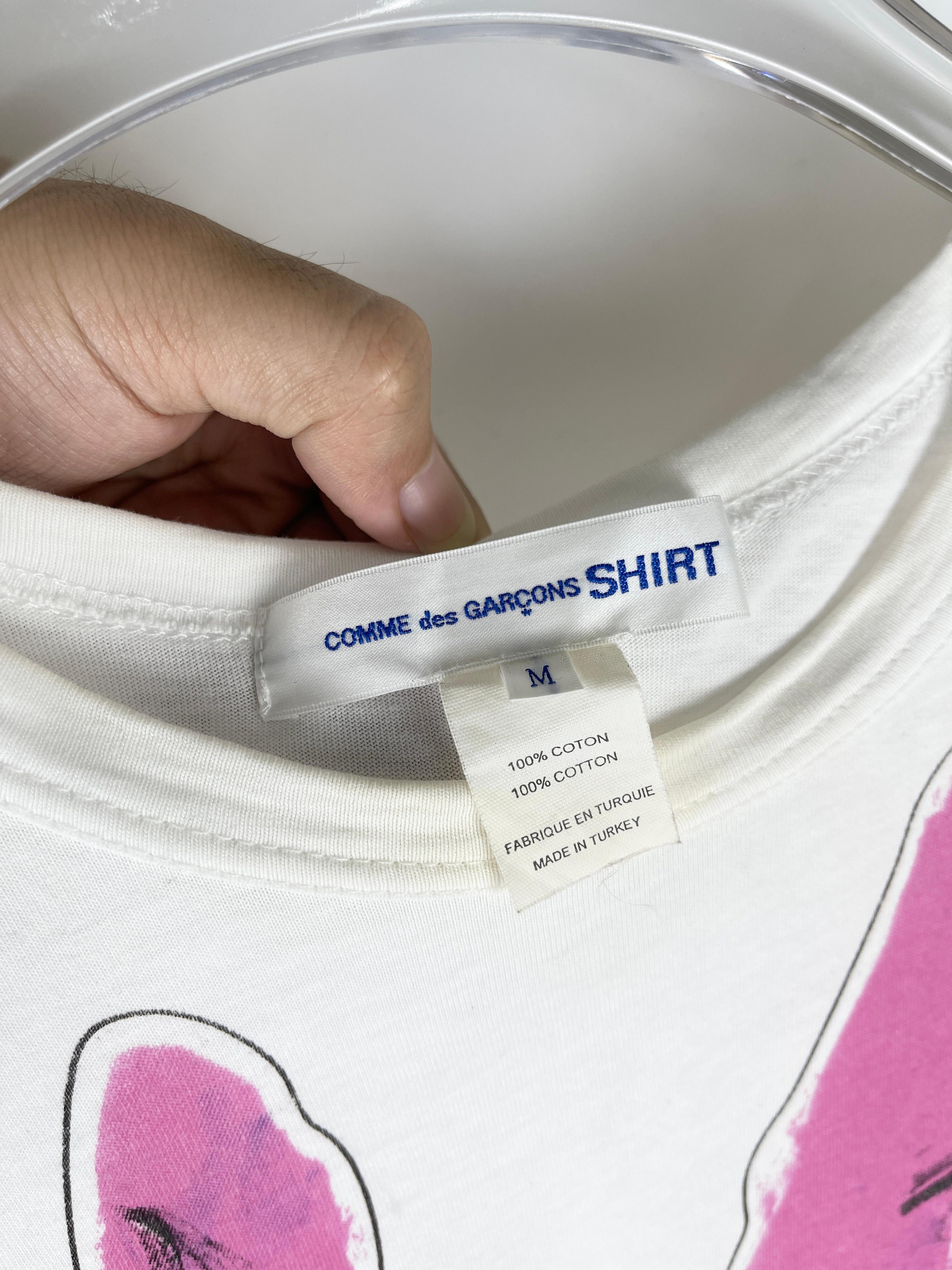 Comme Des Garcons S/S2019 - T-shirt en lapin à découpes en vente 2