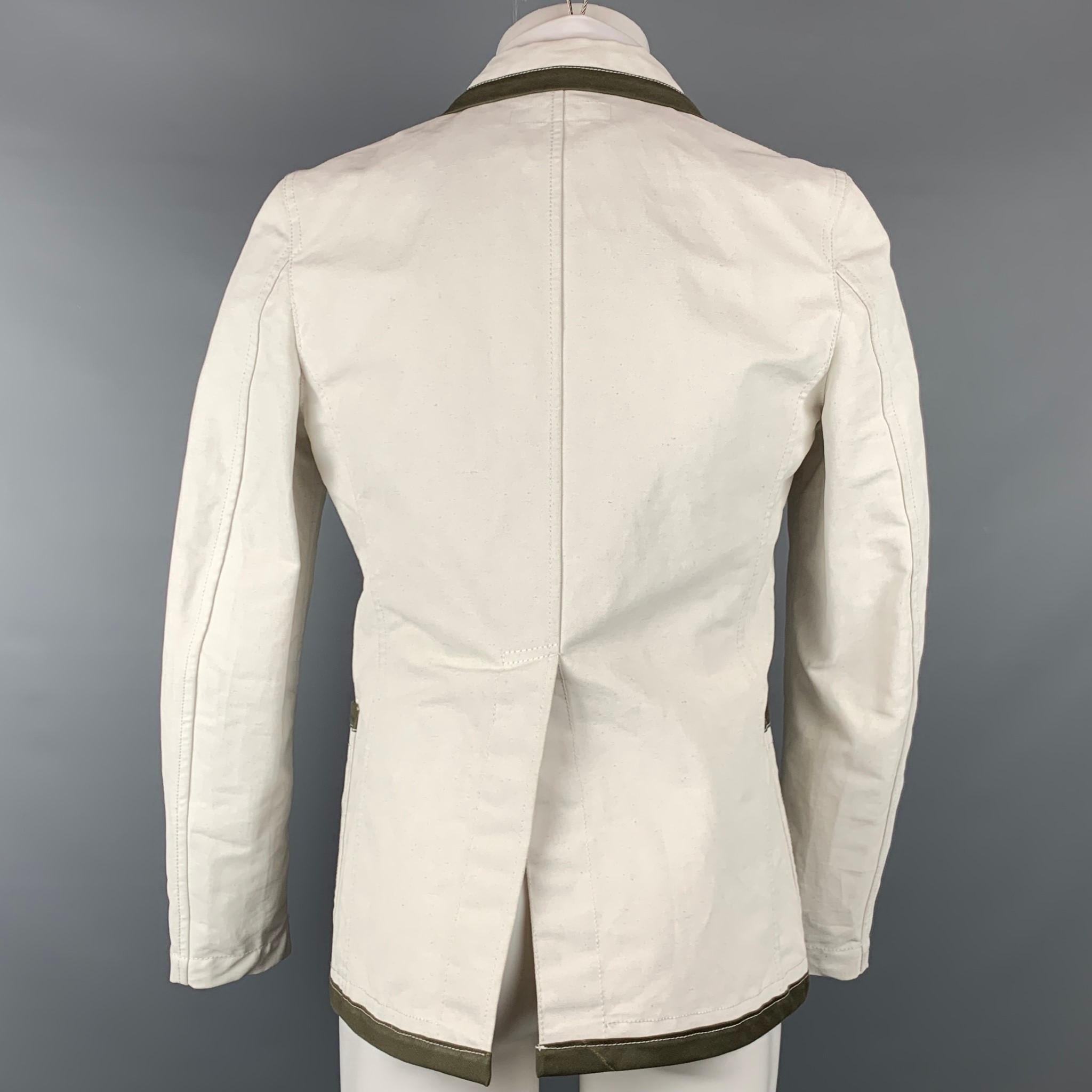 olive linen jacket