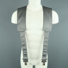 COMME des GARCONS Size M Grey Polyester / Silk Suspender Harness