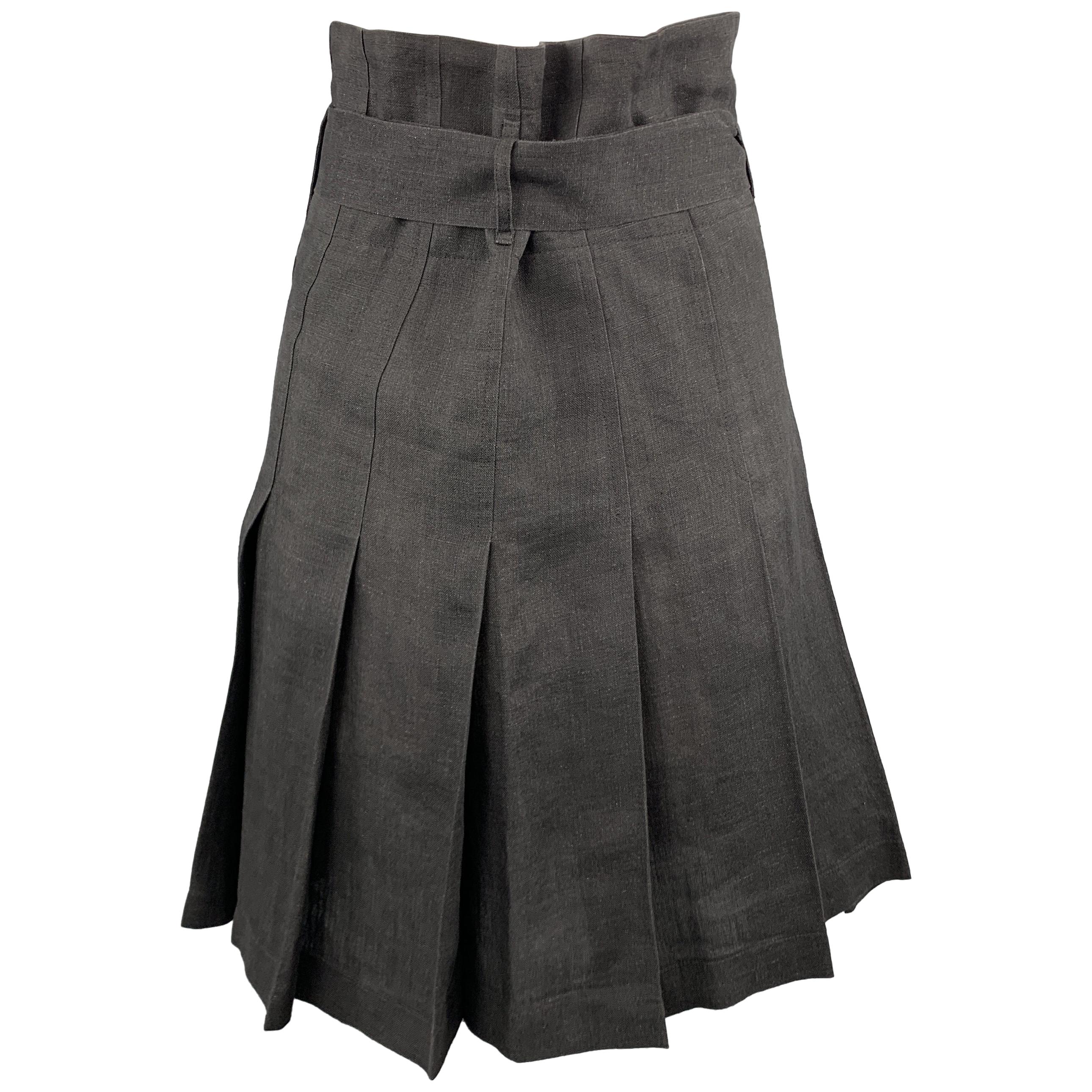 COMME des GARCONS cotton Volume Gathered Layered skirt GS-10011M gray M