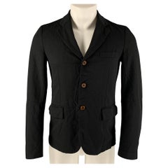 COMME des GARCONS Size S Black Polyester Single breasted Jacket