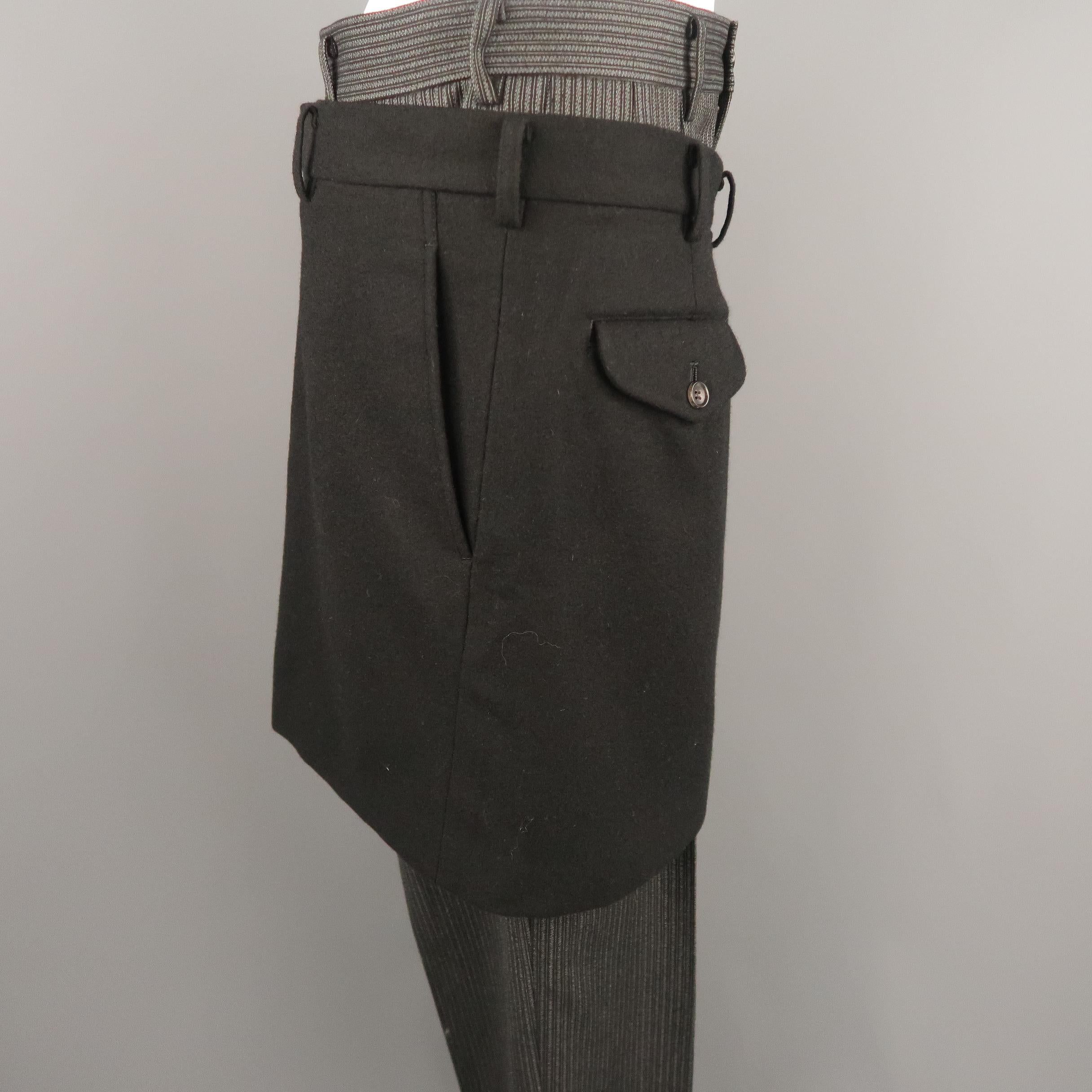 comme des garcons skirt pants