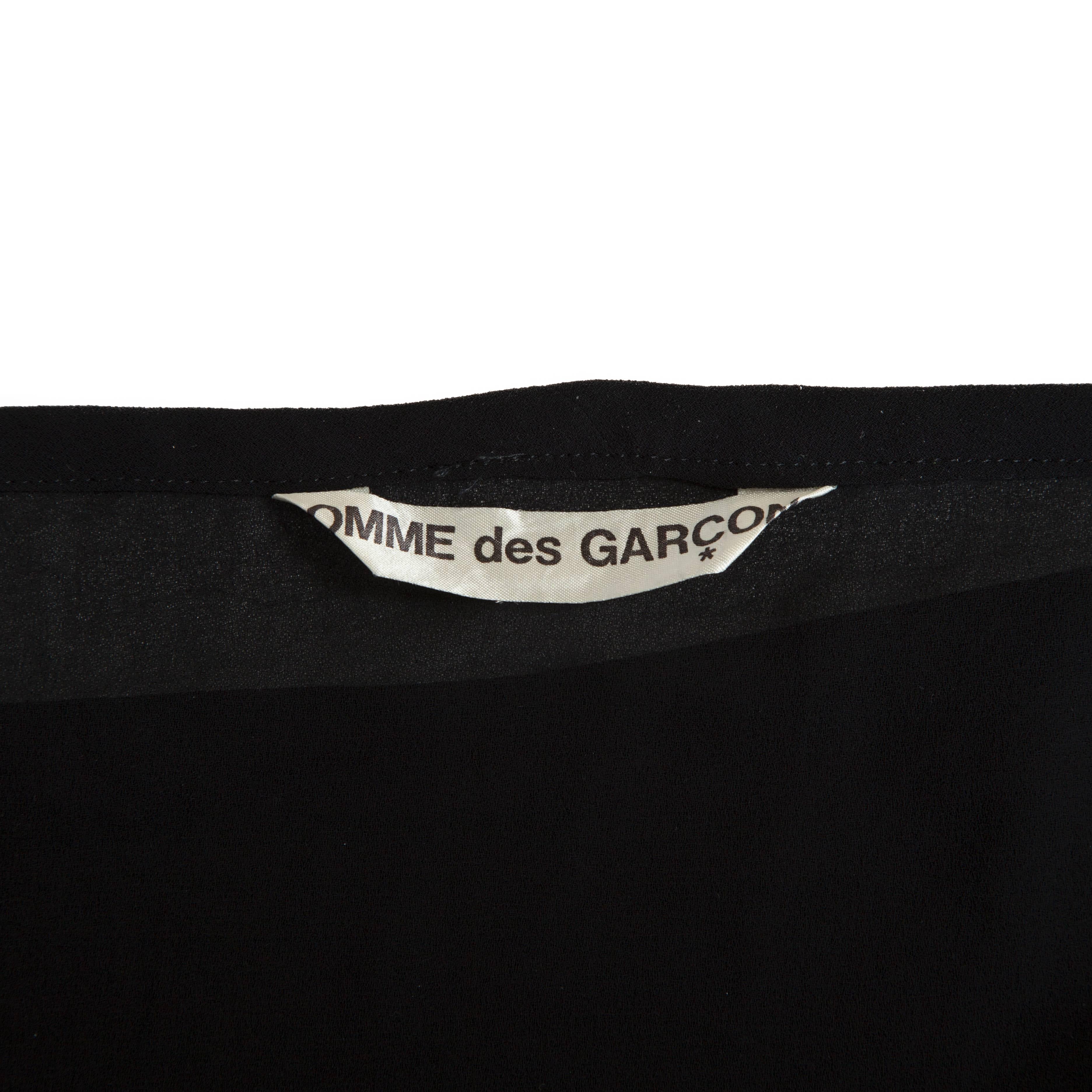 Comme des Garcons Rock-Oberteil mit drapiertem Rücken AD 1990 im Angebot 1