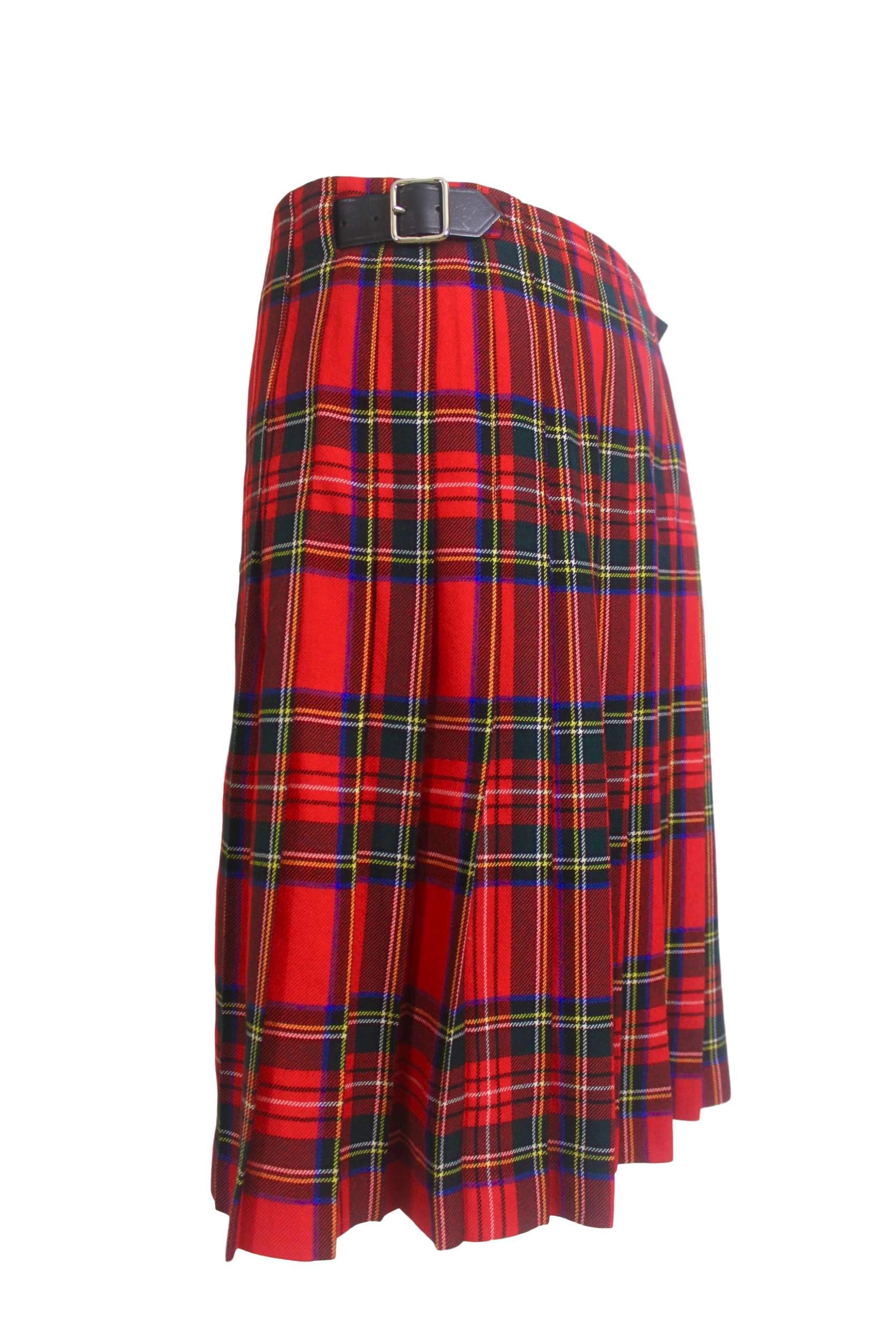 Comme des Garcons Tartan Kilt with Jewel Cross AD2000 7