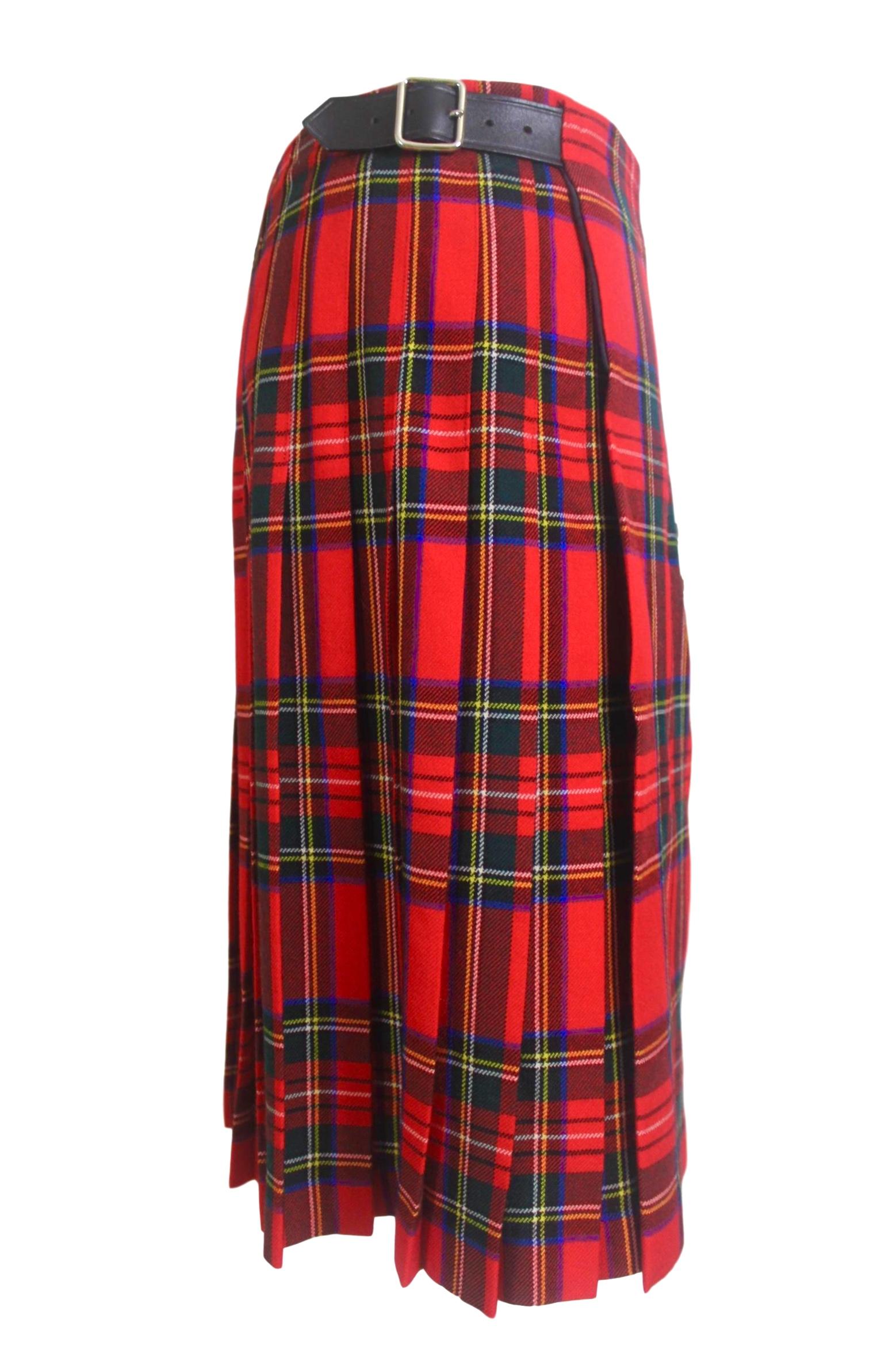 Comme des Garcons Tartan Kilt with Jewel Cross AD2000 2